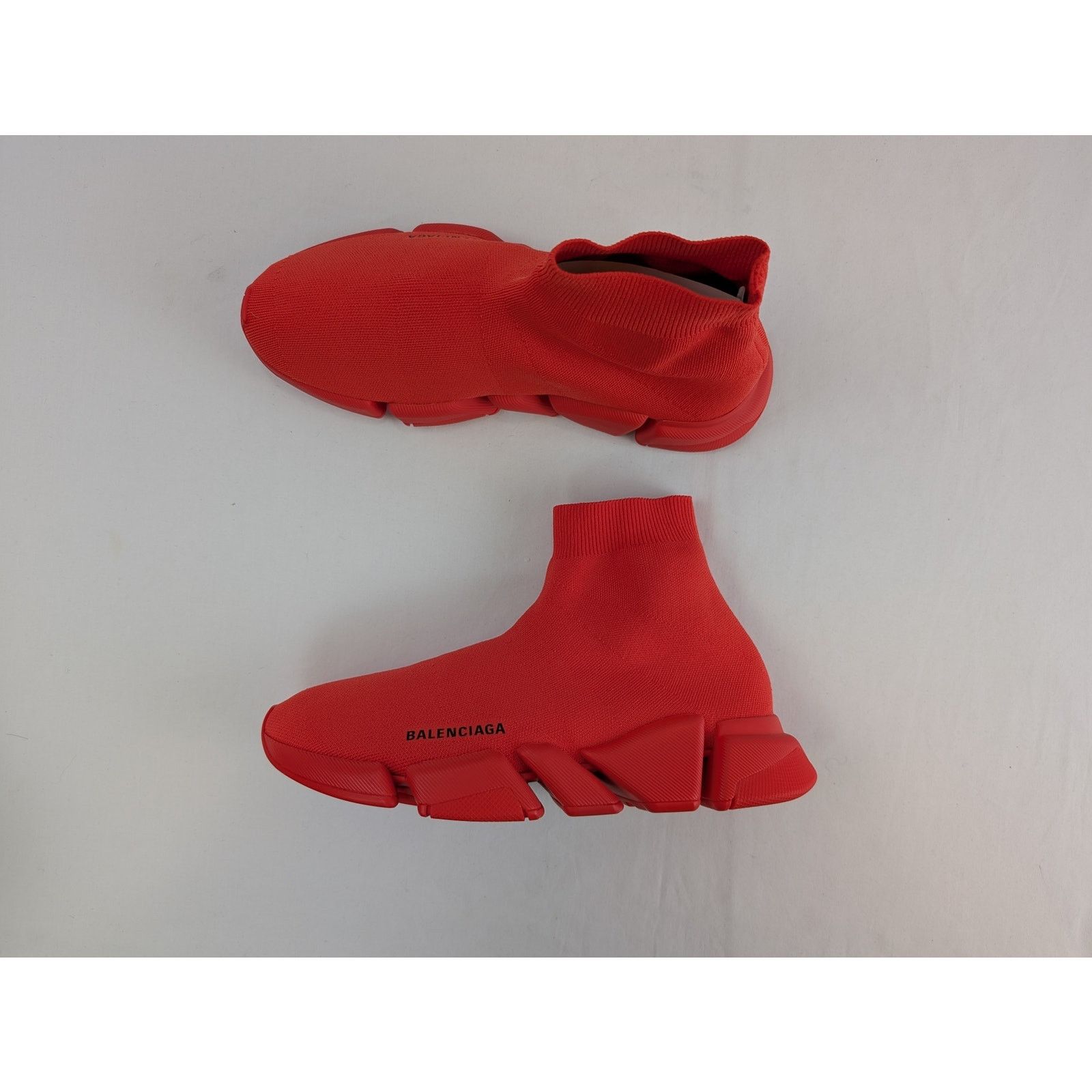 Balenciaga o1rshd1 Speed 2.0 LT New Recycled Knit/Sole in Intense Red Size US 9 / EU 42 - 1 Thumbnail