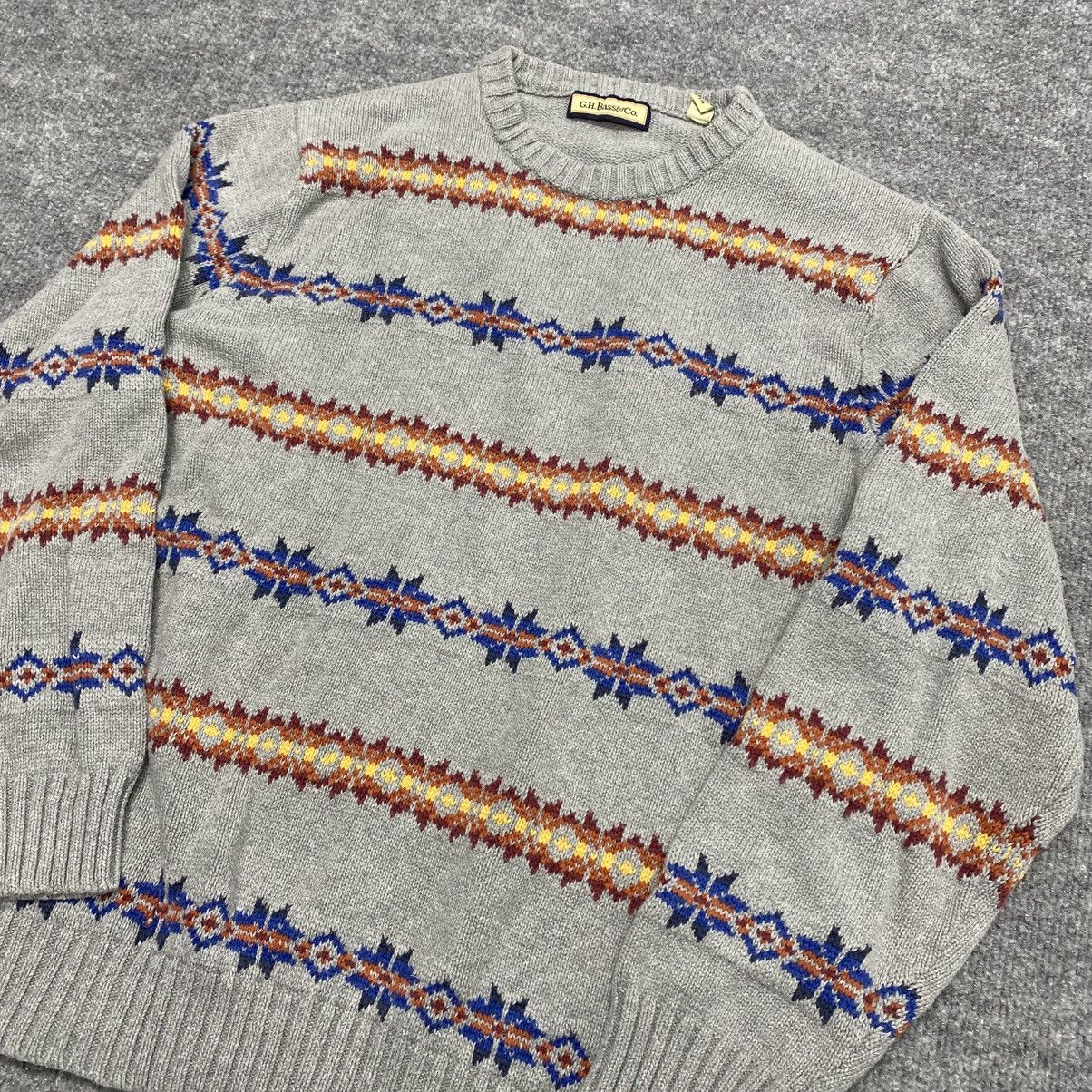 G.H. Bass & Co. GH Bass & Co Men's Wool Long Sleeve Sweater Size Large Size US L / EU 52-54 / 3 - 3 Thumbnail
