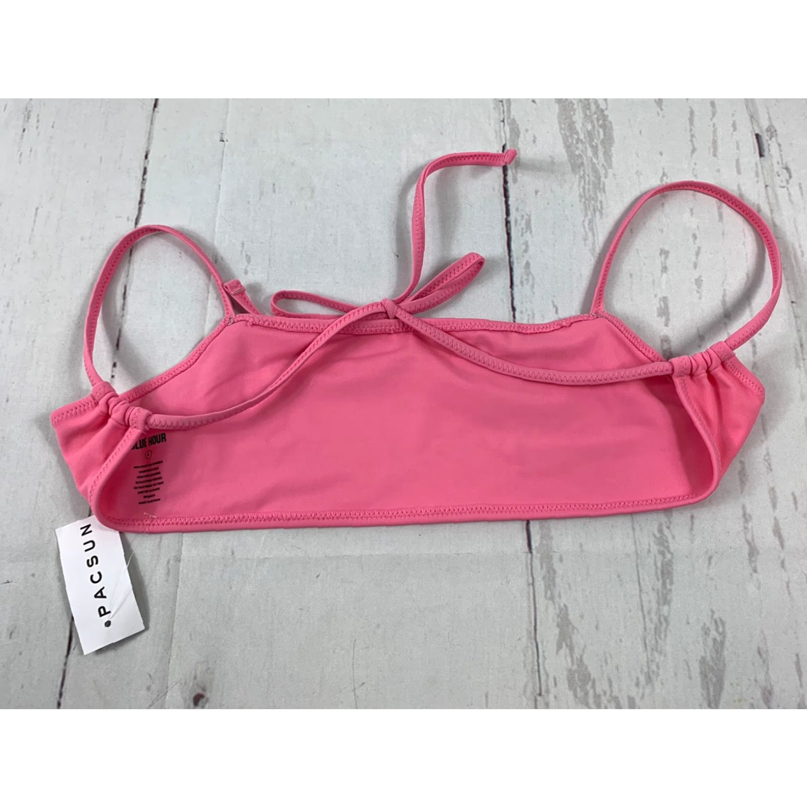 Pacsun NWT PacSun Bikini Top Women Pink Size S Blue Hour Swimsuit Top Small Size S / US 4 / IT 40 - 2 Thumbnail