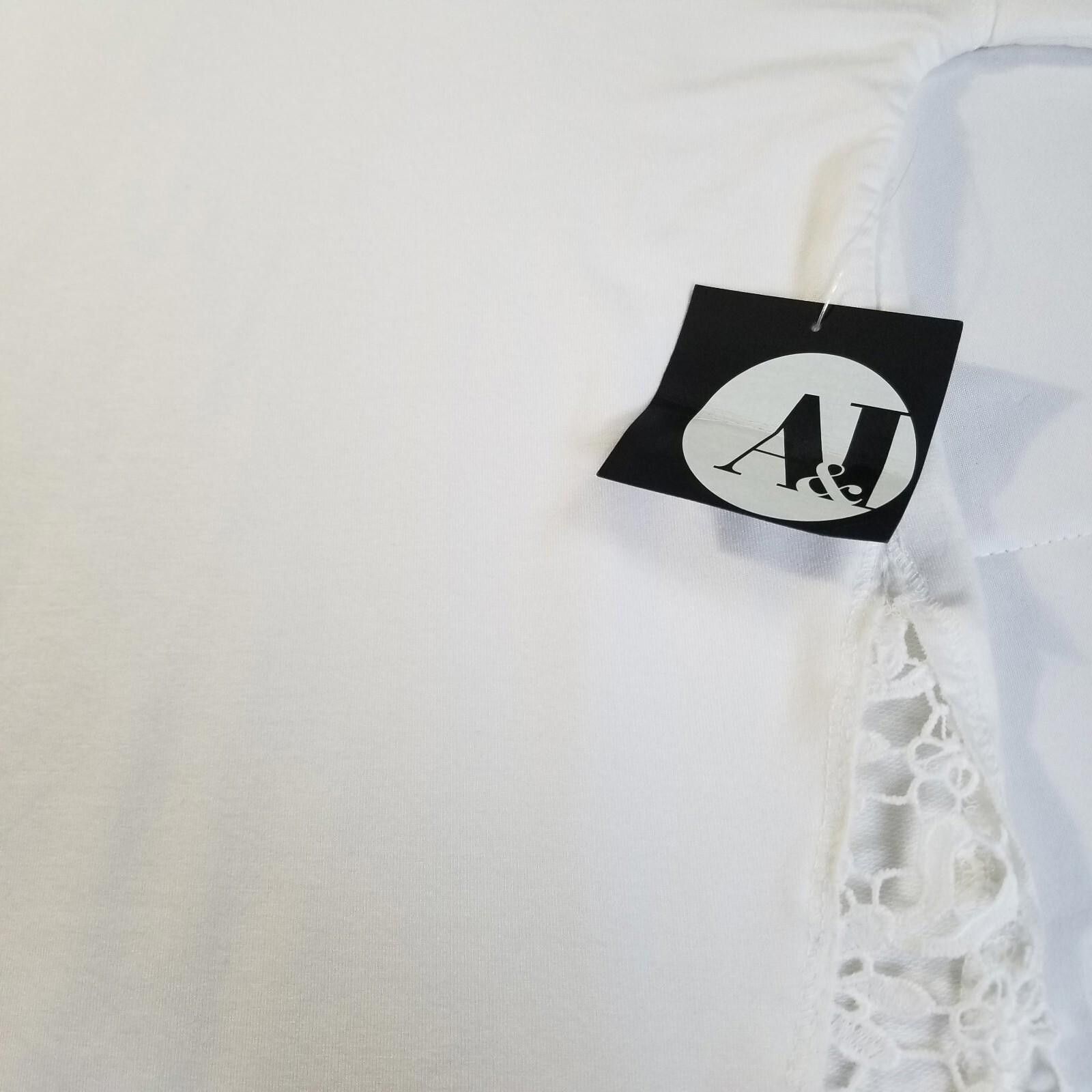I Am Not A Human Being A&I White Long Sleeve Crocheted Eyelet Cuffs Size Small Size S / US 4 / IT 40 - 12 Thumbnail