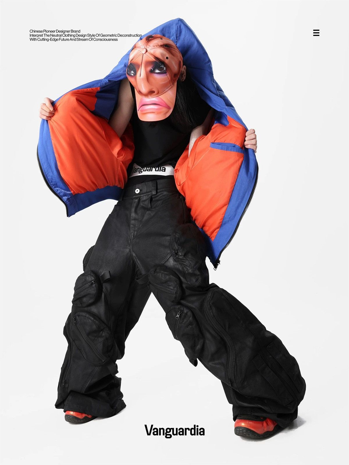 Other Vanguardia avant-garde dark waxed-black wide/loose multi Size US 32 / EU 48 - 4 Thumbnail