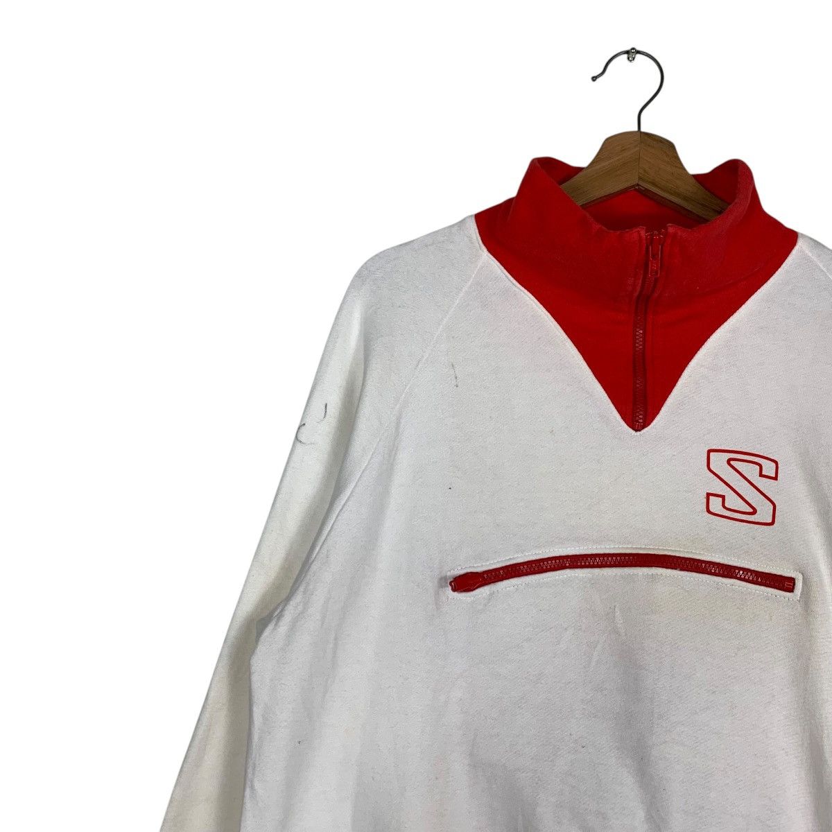 Salomon 85/86’s SALOMON Half Zip Turtleneck Sweatshirt #1470-C66 Size US L / EU 52-54 / 3 - 6 Thumbnail