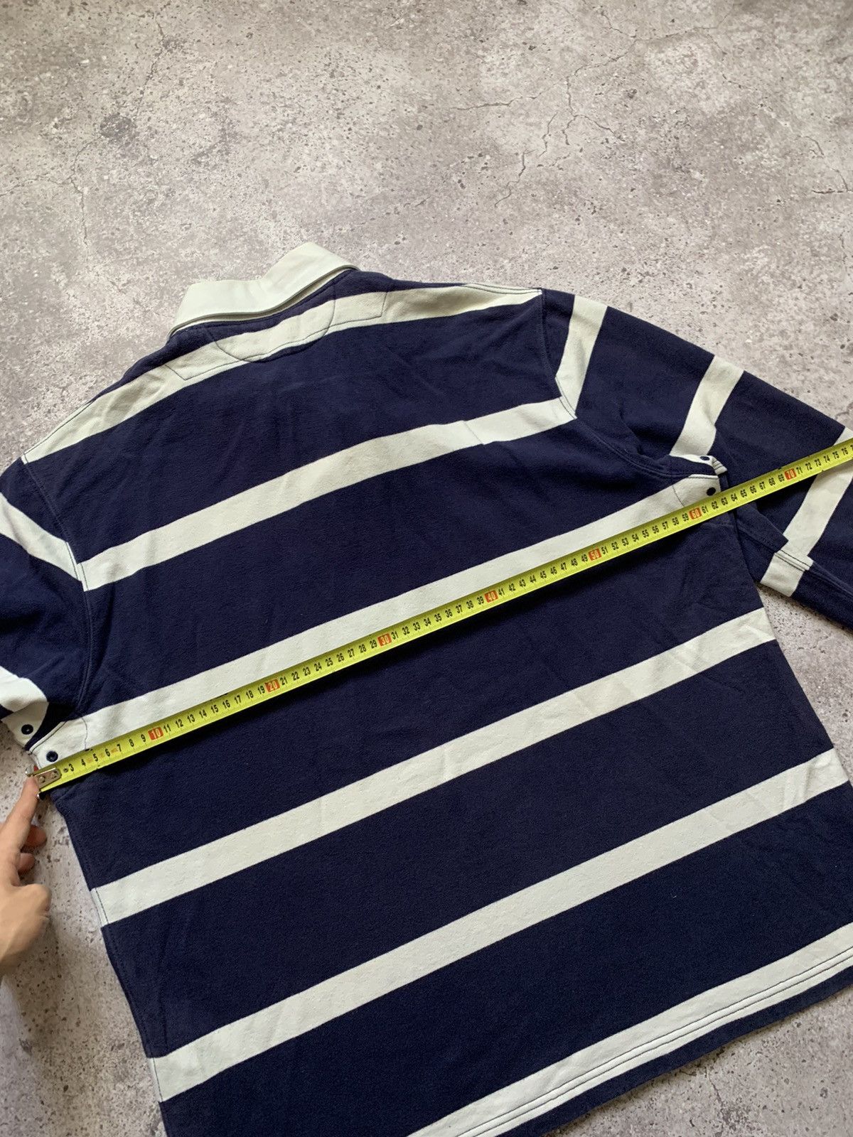 Polo Ralph Lauren × Vintage Vintage Ralph Lauren Rugby Striped Long sleeve Size US XL / EU 56 / 4 - 6 Thumbnail