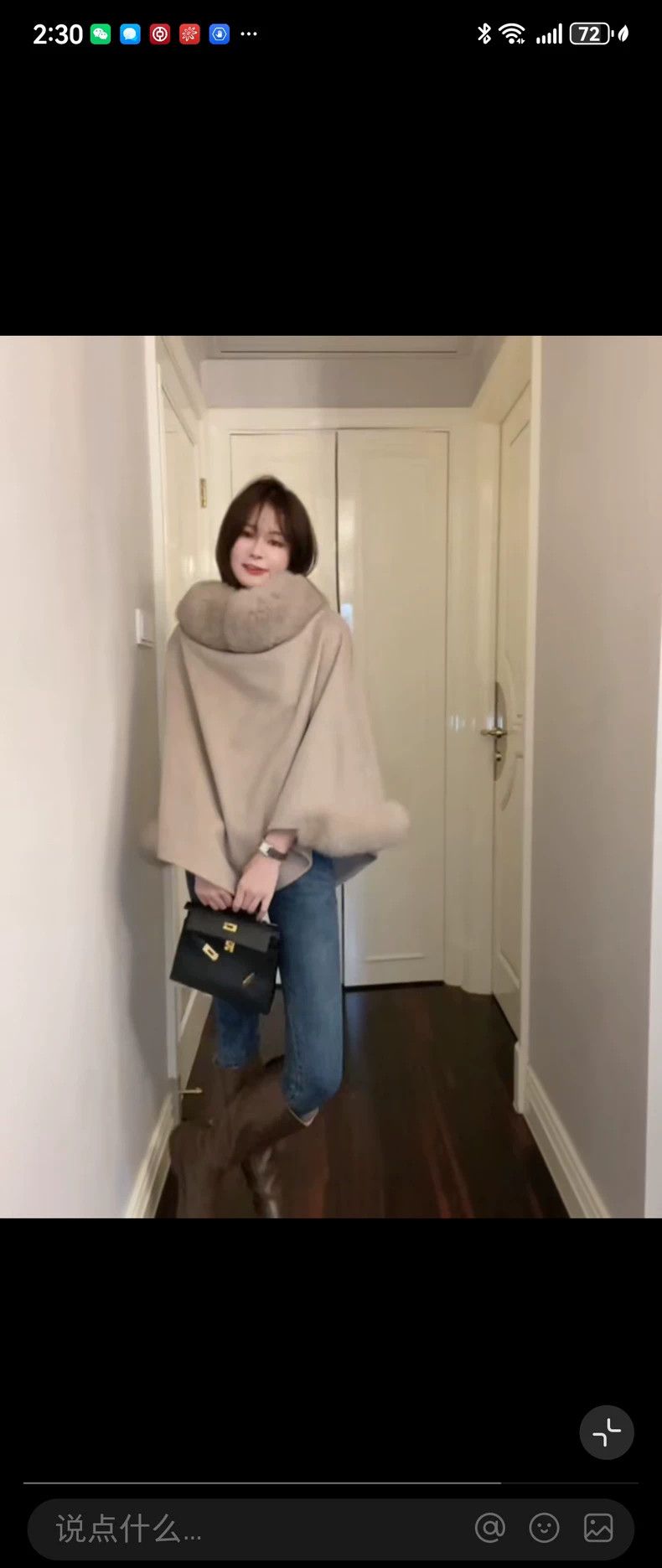 Max Mara Max Mara Cashmere Fox Fur Cloak Size S / US 4 / IT 40 - 8 Thumbnail