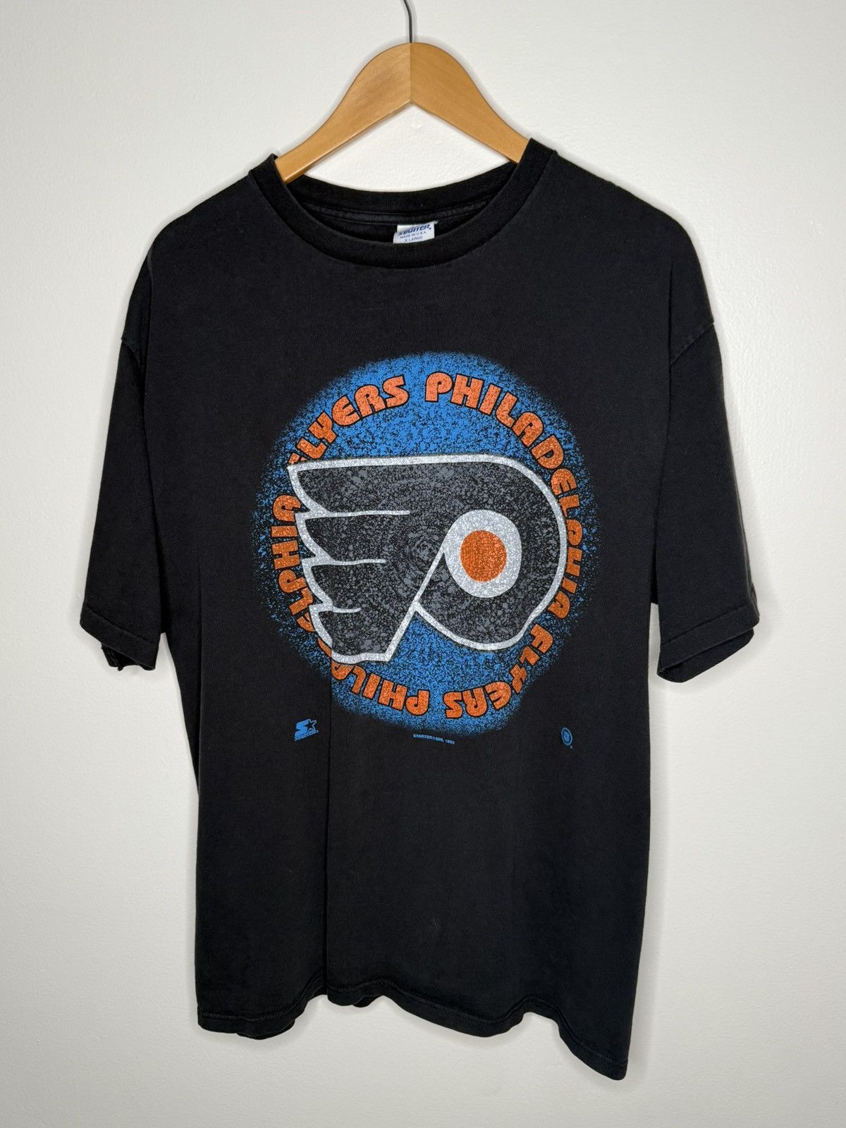 Starter Vintage 1993 NHL Starter Philadelphia Flyers T-Shirt Size US XL / EU 56 / 4 - 1 Thumbnail