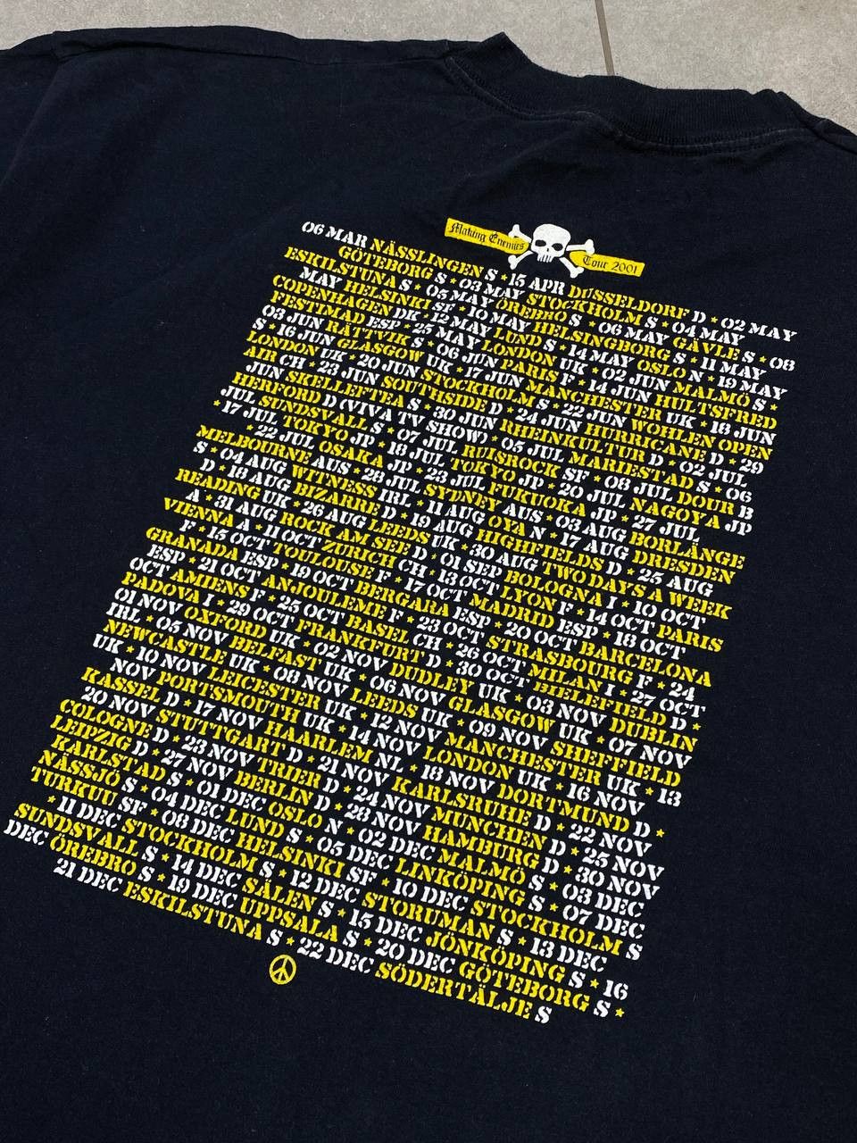 Band Tees Vintage Backyard Enemies 2001 Making Enemies Tour T-Shirt Size US XL / EU 56 / 4 - 8 Thumbnail