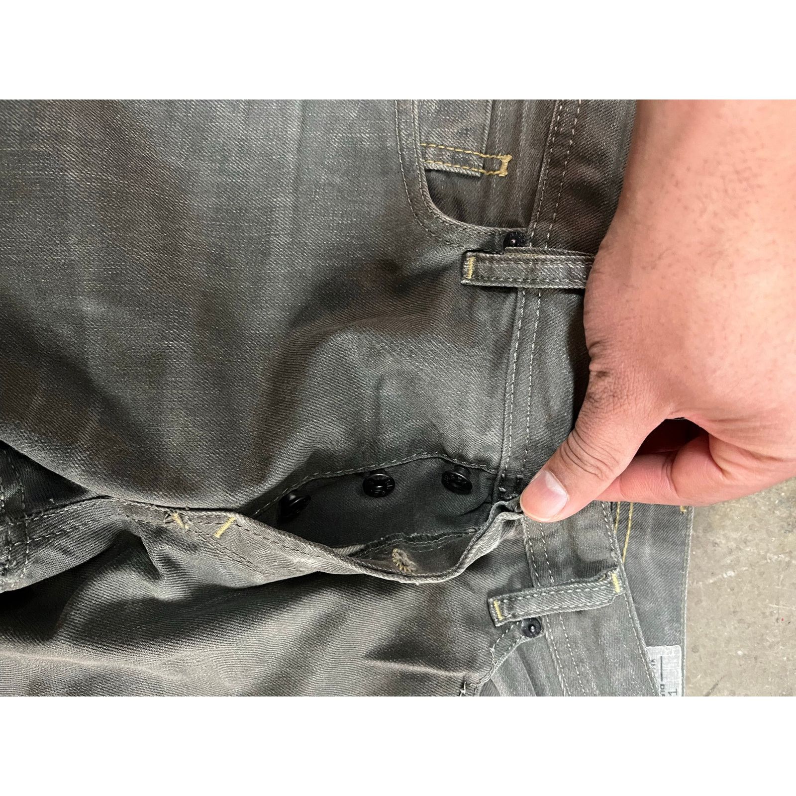 Diesel Diesel - Waykee Regular Straight / stone washed gray / 31x29 Size US 31 - 6 Thumbnail