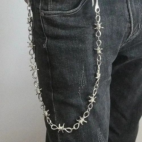 Jewelry Mitsui x Arisa Gun Balck Color Hip-hop Pants Belt Chains Size ONE SIZE - 4 Thumbnail