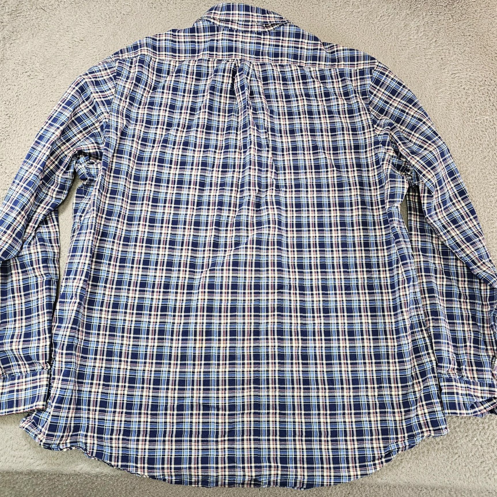 Polo Ralph Lauren Polo Ralph Lauren Shirt Mens 2XL Blue Plaid Classic Fit Long Sleeve Button Up Size US XXL / EU 58 / 5 - 6 Thumbnail