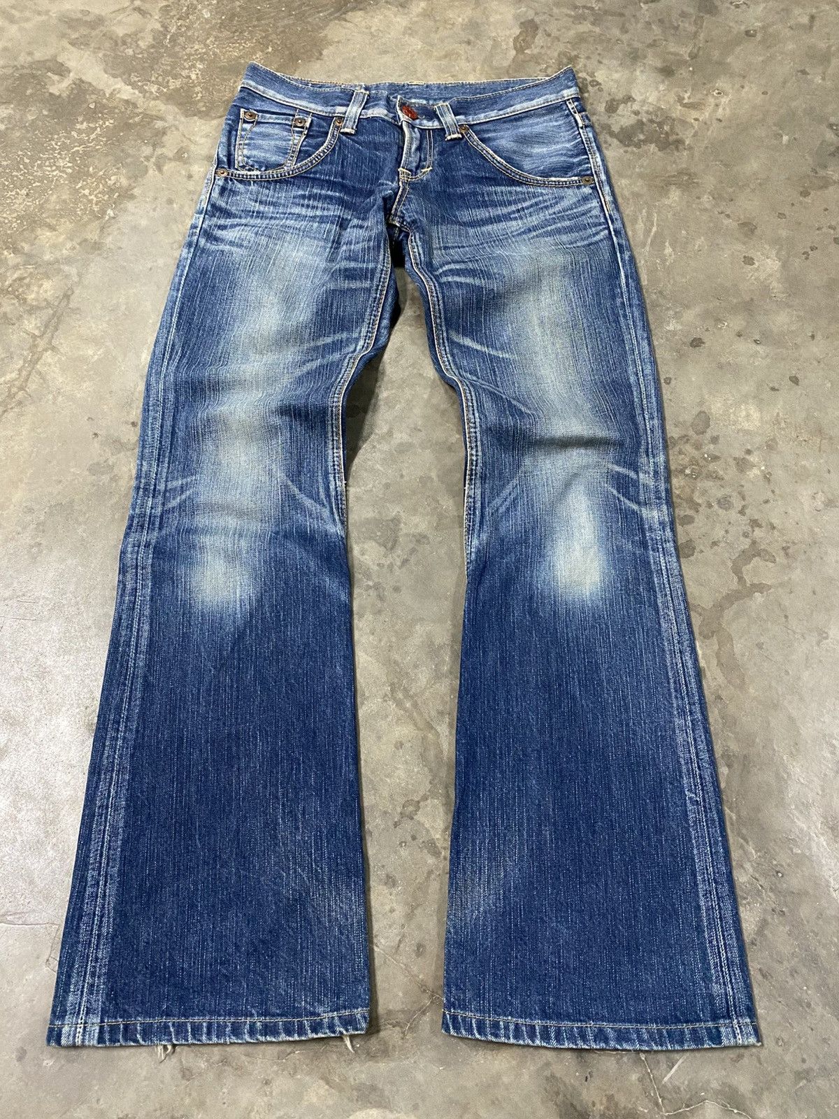 Edwin × Japanese Brand × Jean Flare Jeans Japan Edwin 503 BT5511 Flared @211 Size US 29 - 5 Thumbnail