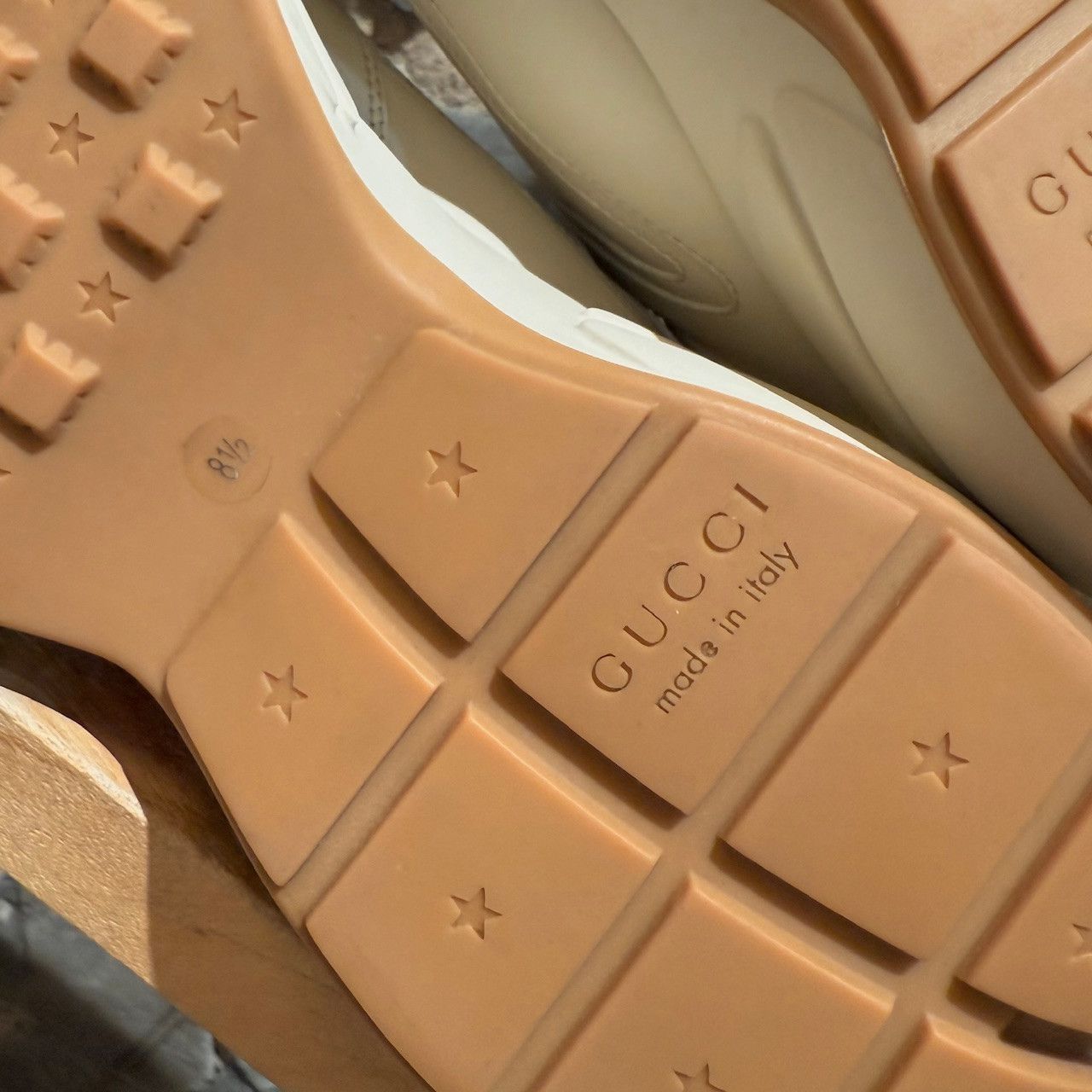 Disney × Gucci Gucci X Disney Rhyton Ivory Chunky Sneakers - 8.5 UK Size US 9.5 / EU 42-43 - 12 Thumbnail