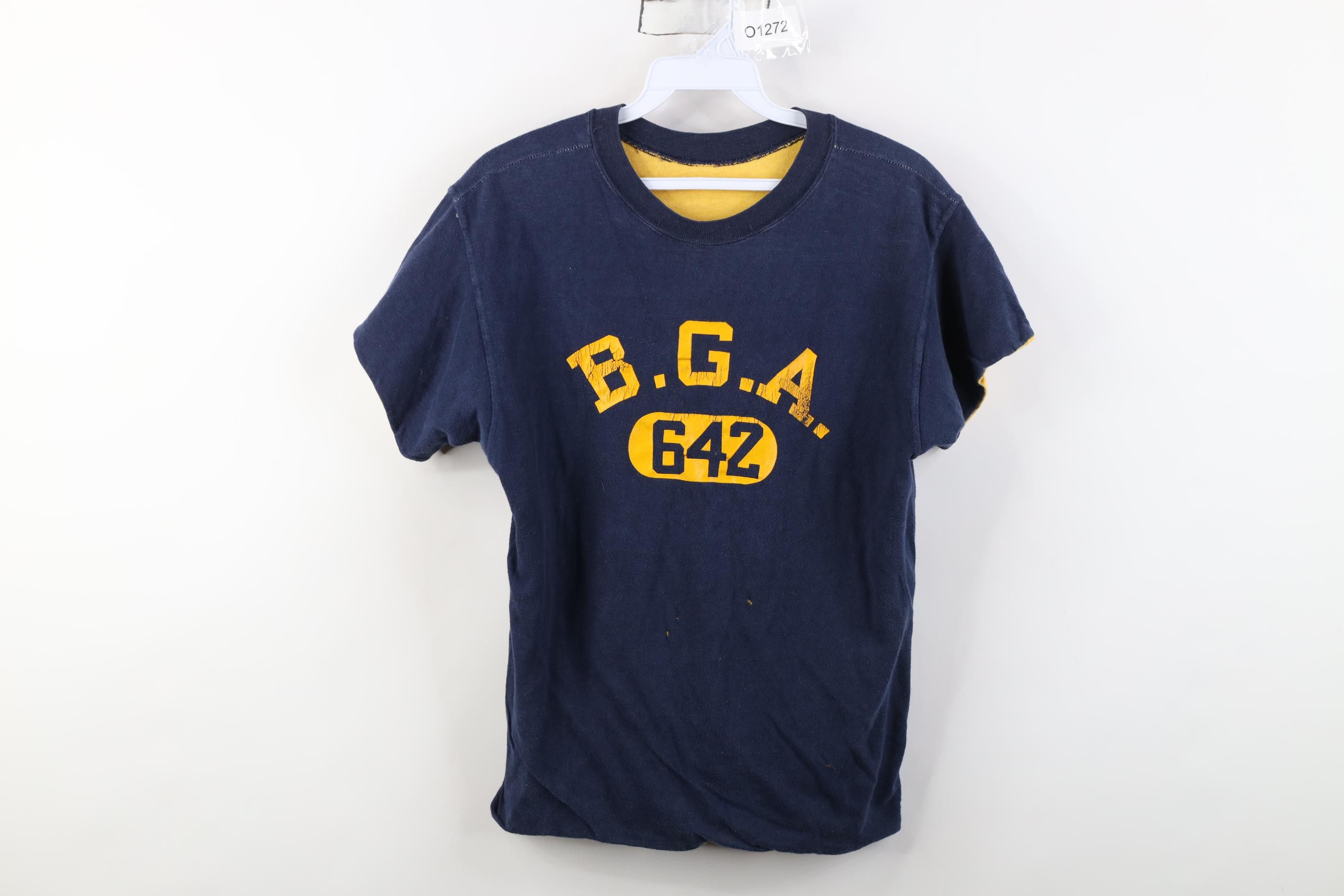 Vintage Vintage 60s Reversible Double Wall BGA Phys Ed Gym T-Shirt Size US XS / EU 42 / 0 - 1 Thumbnail