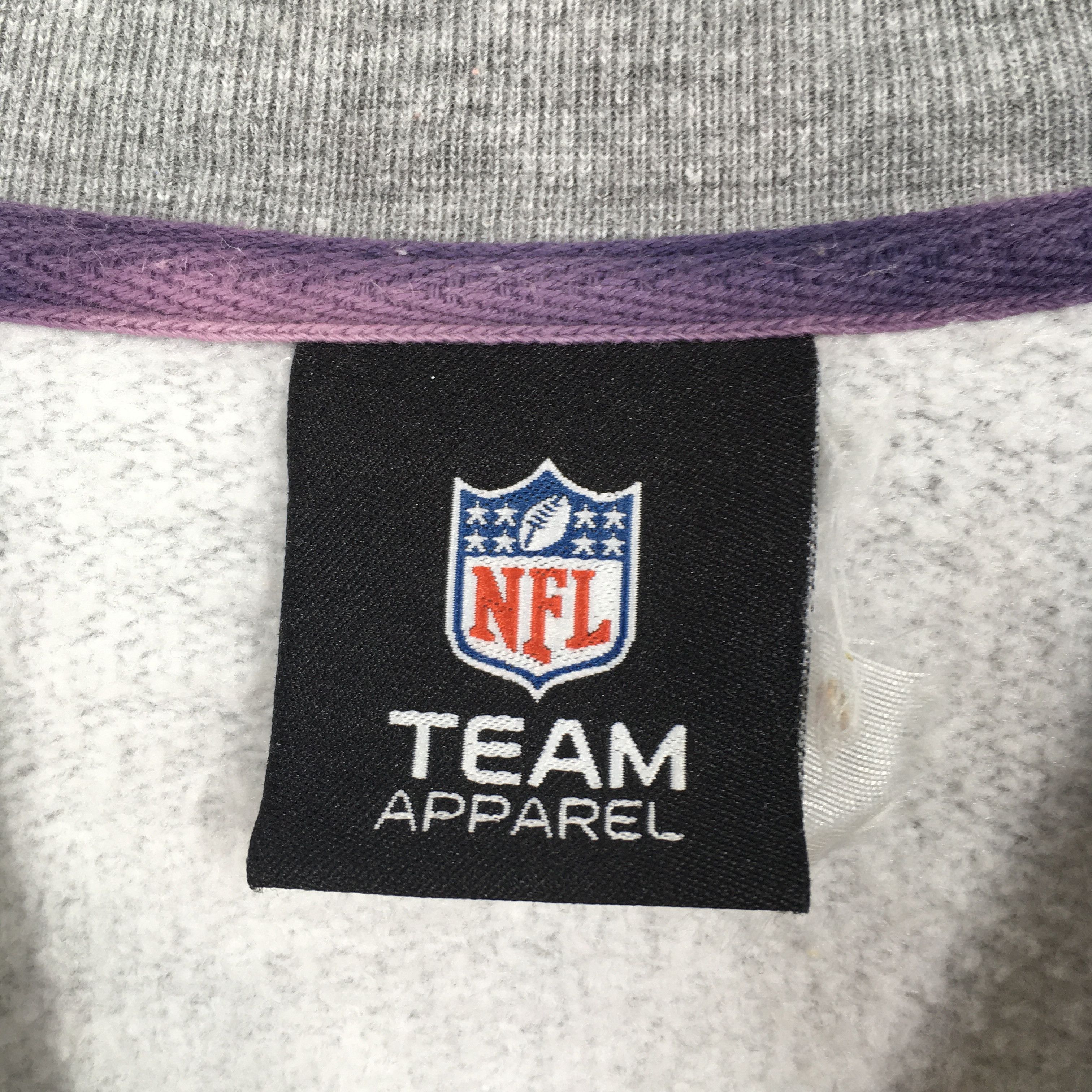 NFL Vintage 90's Denver Broncos Rugby NFL Gray Sweater Large Size US L / EU 52-54 / 3 - 3 Thumbnail
