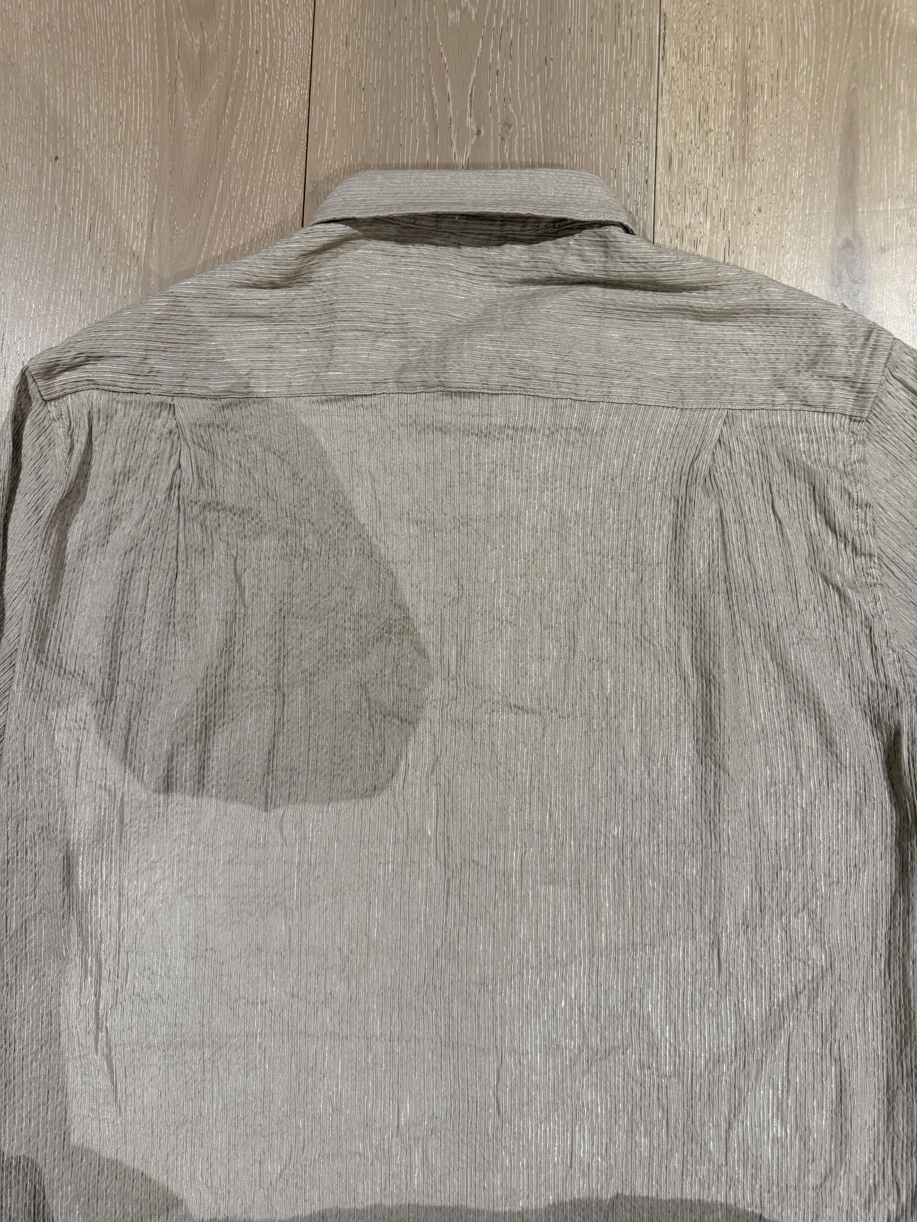 Colbo 💚 1/12 Colbo NYC Silk/Cotton TK Shirt Taupe Medium NEW Size US M / EU 48-50 / 2 - 15 Thumbnail