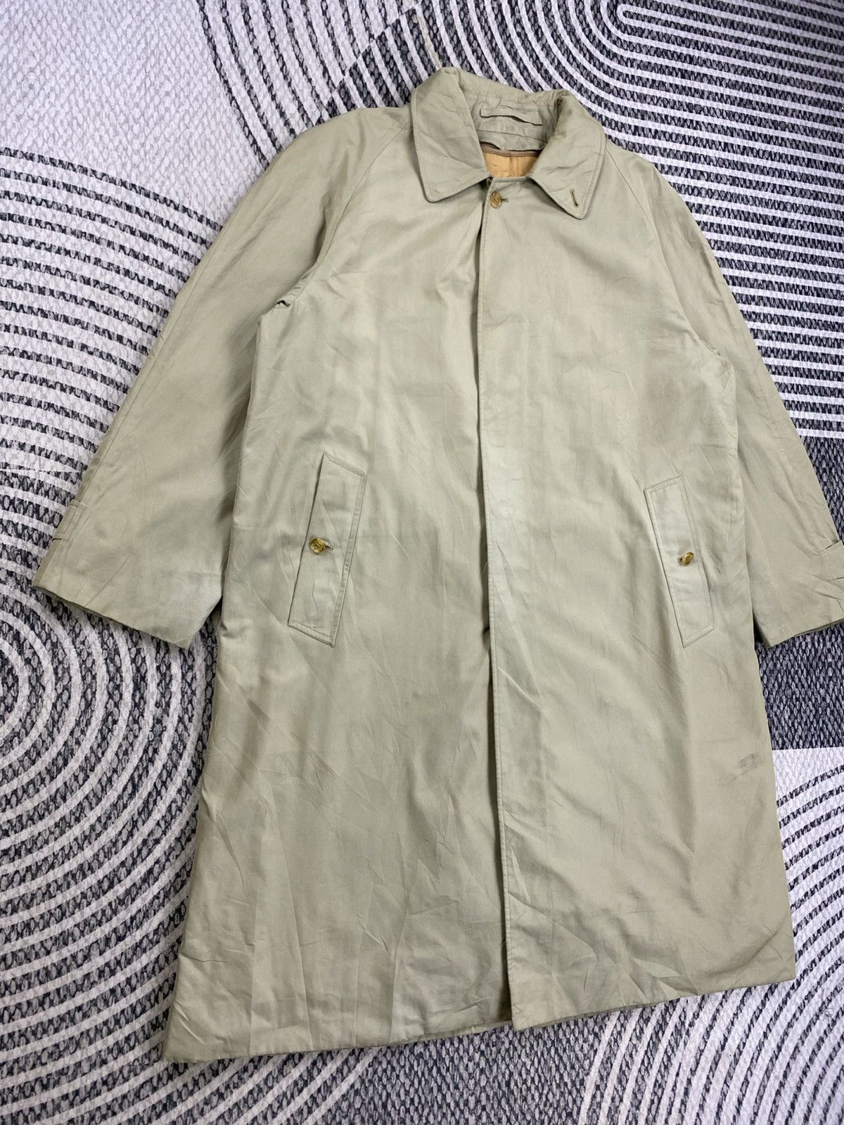 Vintage Burberrys London Nova Check Trench Coat