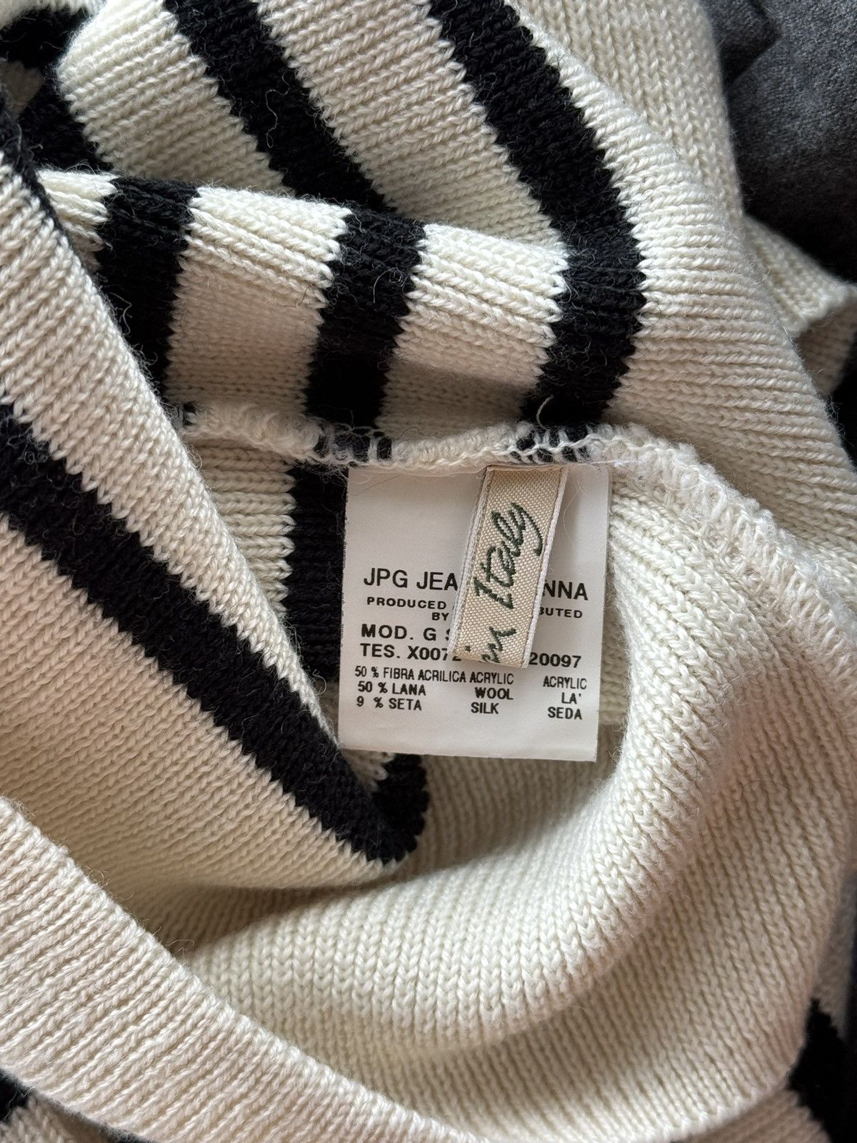Jean Paul Gaultier × Vintage Jean Paul Gaultier A/W 2003 archive vintage striped sweater Size M / US 6-8 / IT 42-44 - 6 Thumbnail