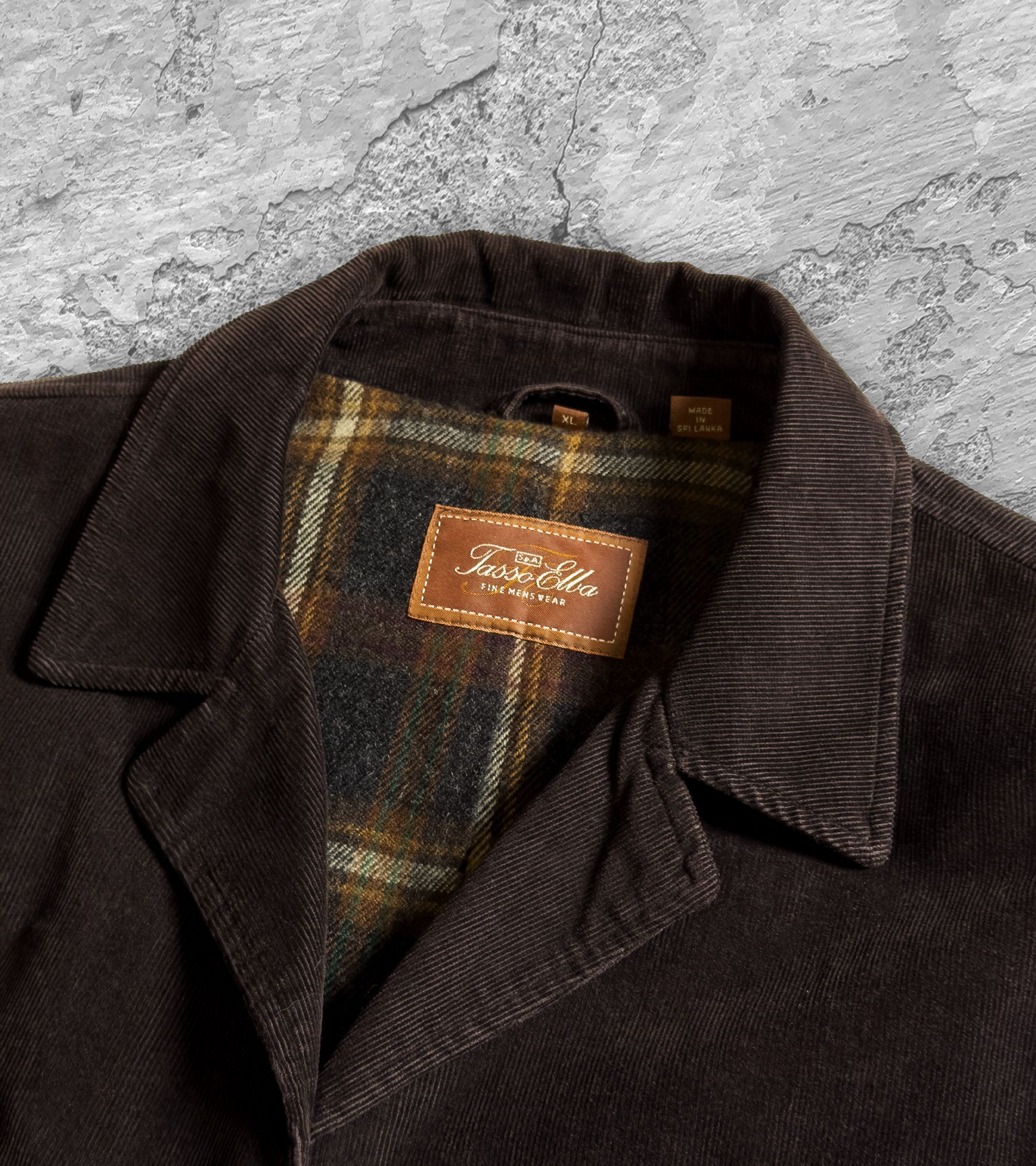Tasso Elba Tasso Elba Brown Corduroy Coat Plaid Flannel Lined Men’s XL Size US XL / EU 56 / 4 - 3 Thumbnail