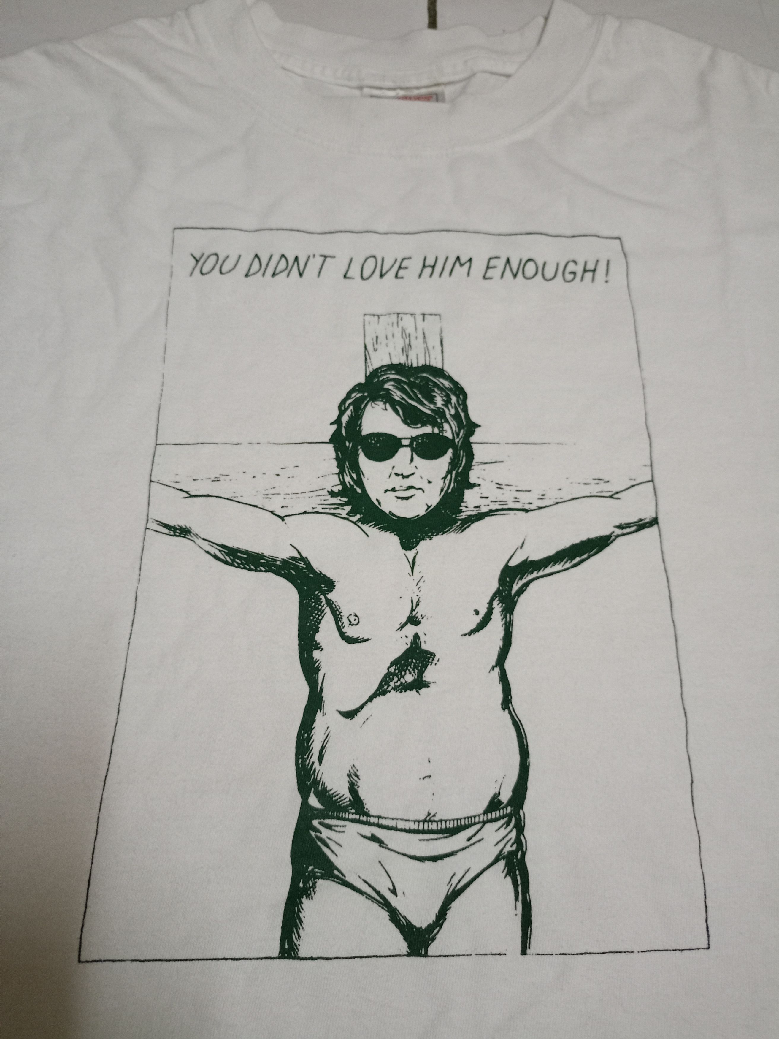 Vintage Vintage rare 00s Raymond pettibon t shirt/elvis Presley Size US L / EU 52-54 / 3 - 2 Thumbnail