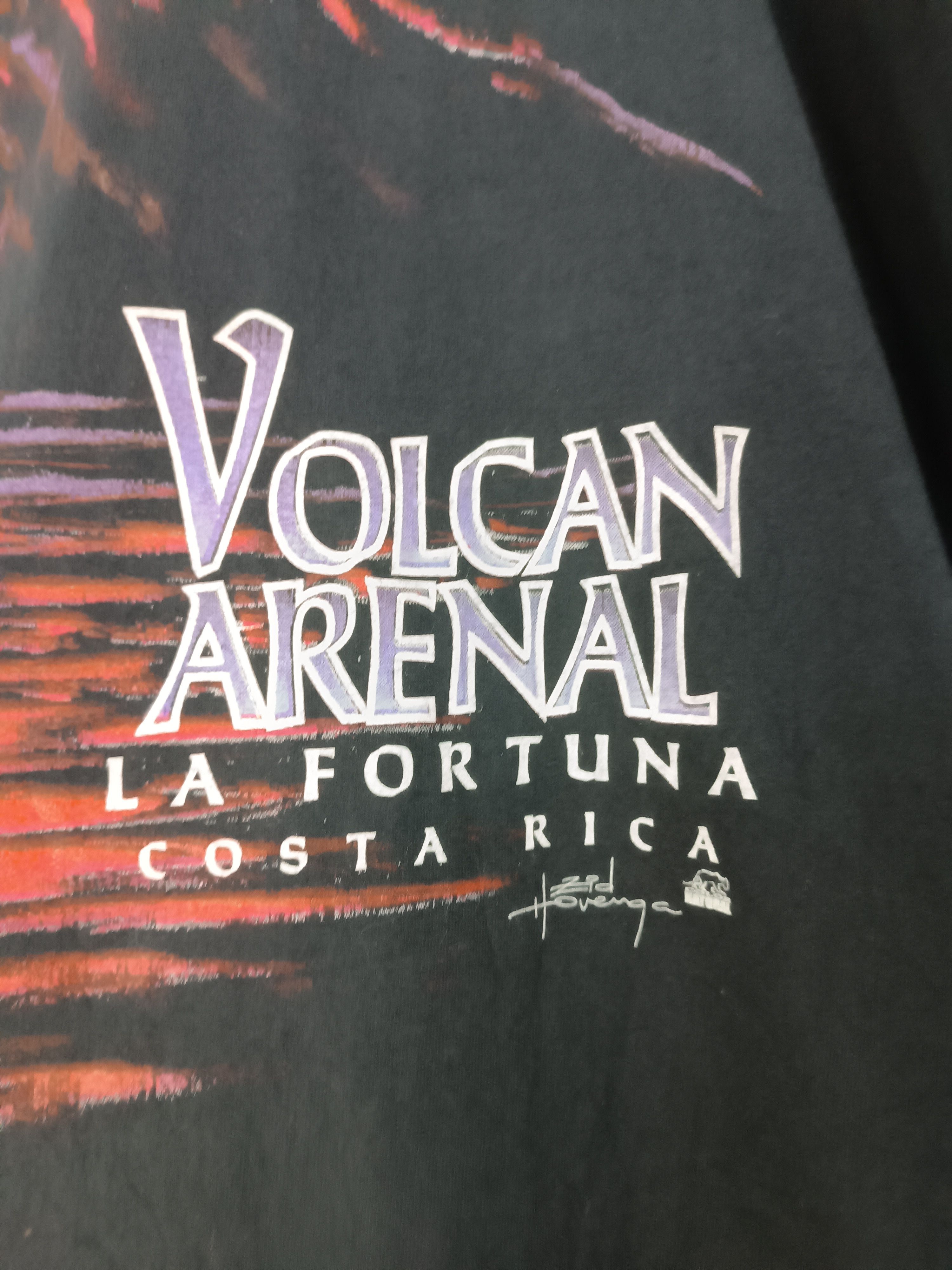 Vintage VINTAGE 90'S VOLCAN ARENAL COSTA RICA TEE VERY RARE NATURE Size US XL / EU 56 / 4 - 11 Thumbnail