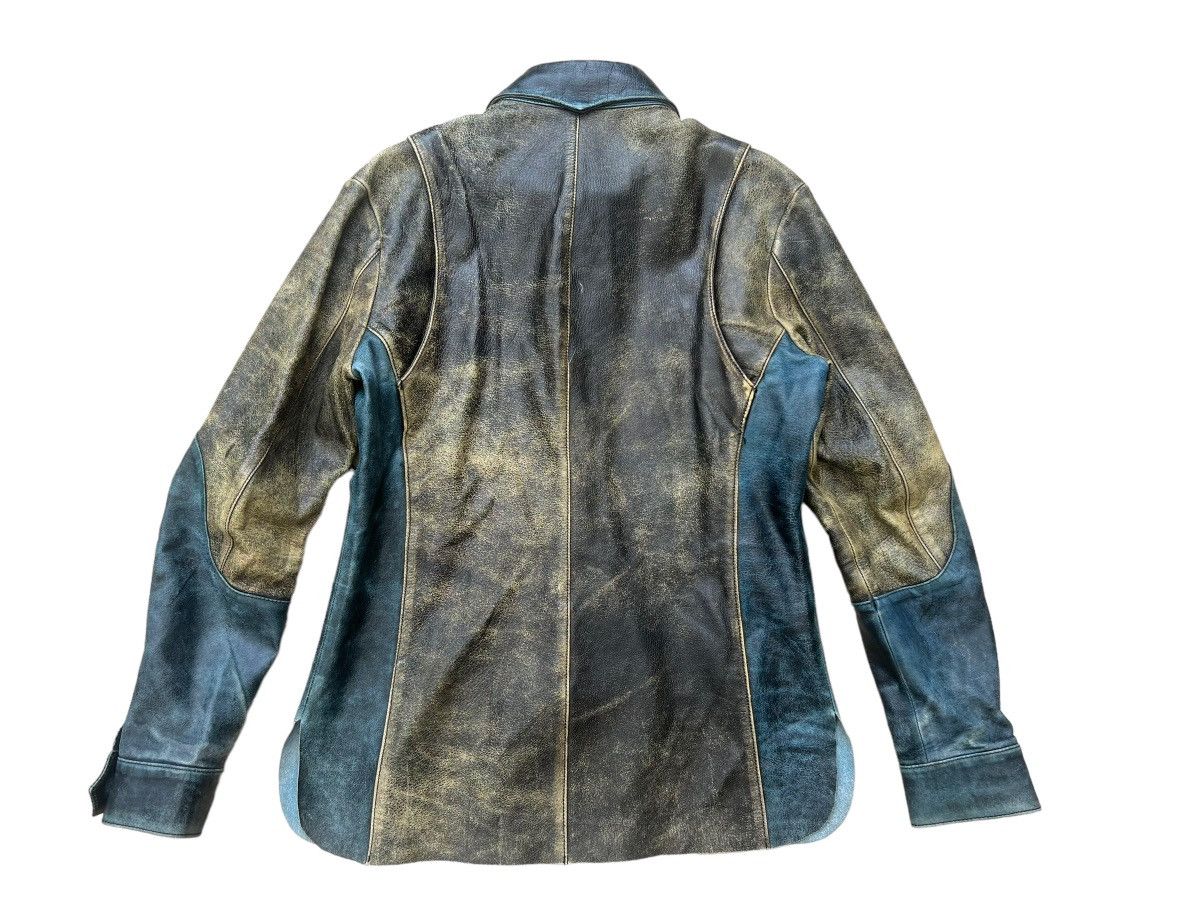 Obelisk Vintage Obelisk Japan Nice Patina Horse Leather Shirt Size US M / EU 48-50 / 2 - 2 Thumbnail