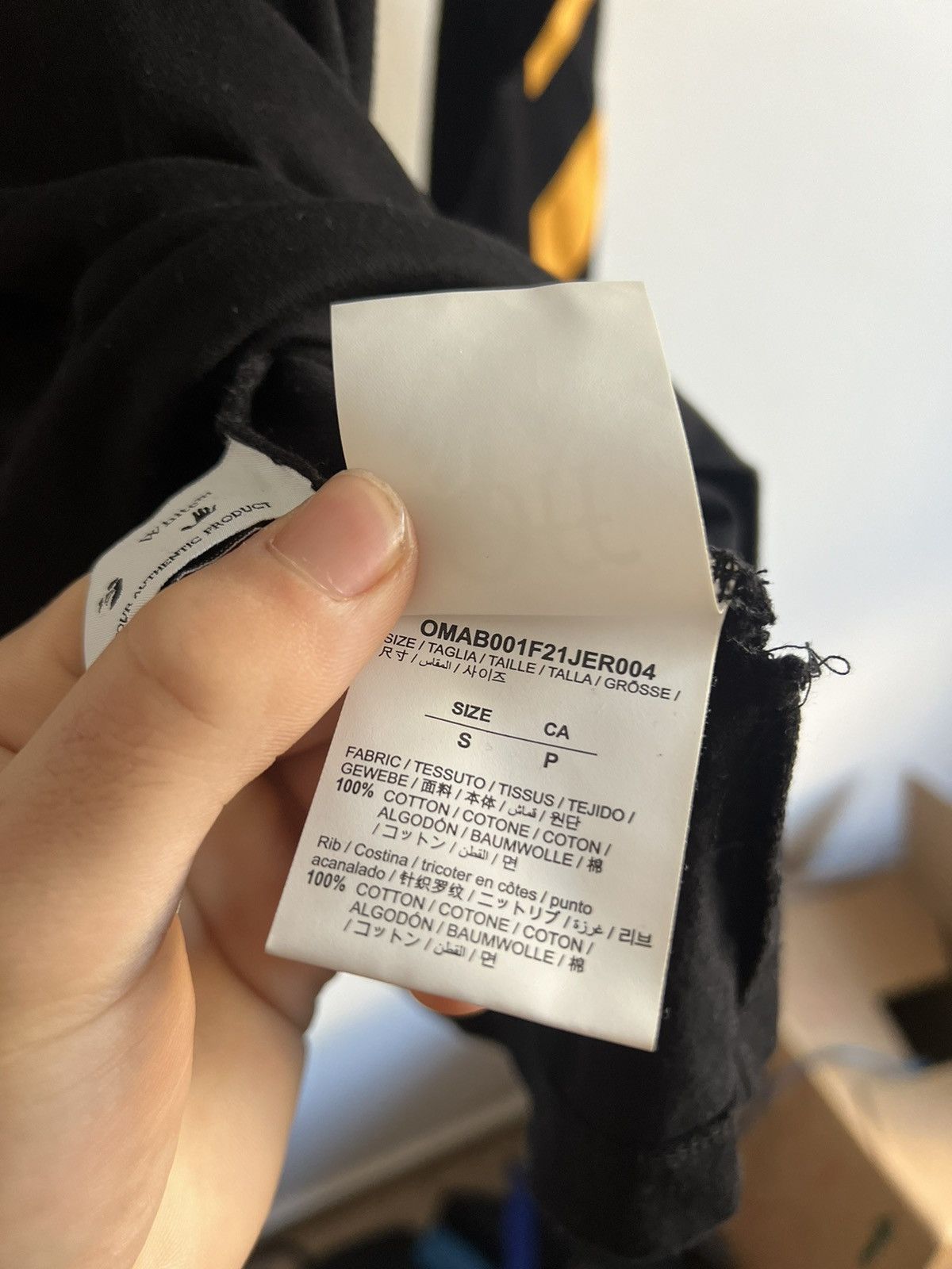 Off-White × Virgil Abloh Off white Caravaggio Long sleeve TEE Size US M / EU 48-50 / 2 - 9 Thumbnail