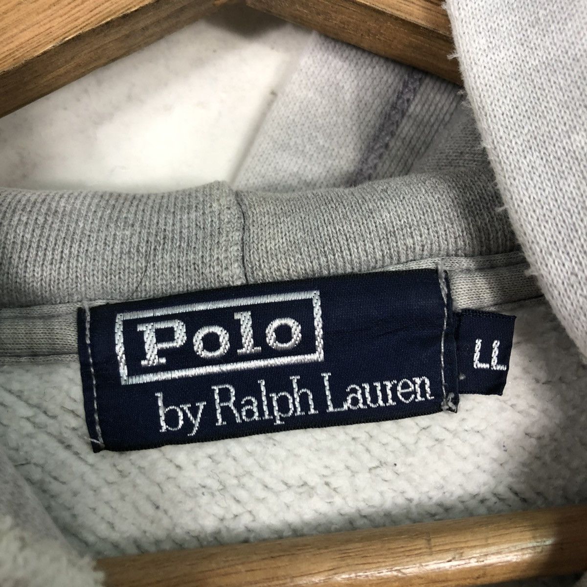 Polo Ralph Lauren 🔥VINTAGE HOODIE PULL OVER POLO RALPH LAUREN BIG LOGO SPELL Size US L / EU 52-54 / 3 - 18 Thumbnail