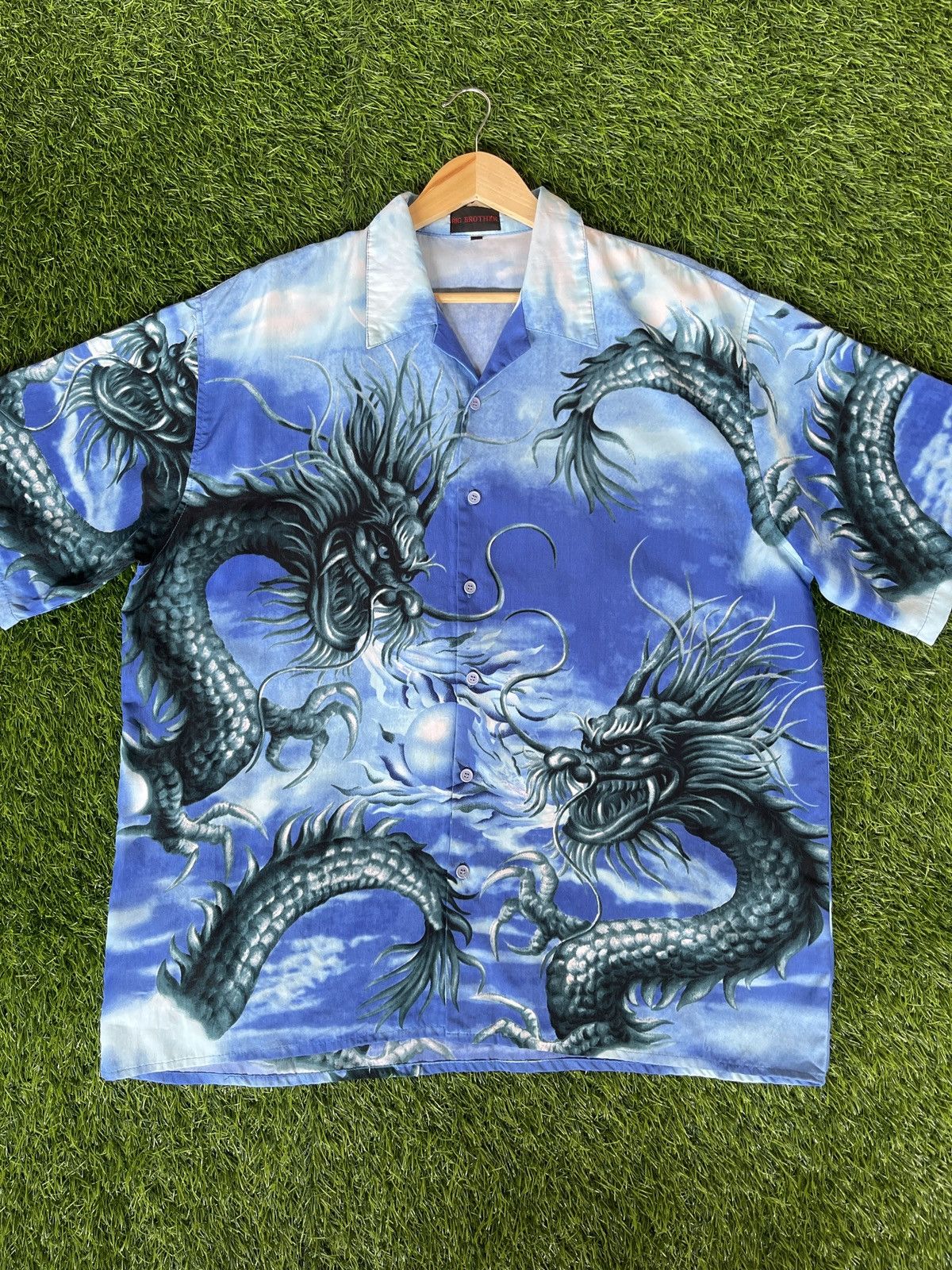 The Unbranded Brand Very Rare🔥Vintage Japanese Dragon Shirt XXL Size US XXL / EU 58 / 5 - 9 Thumbnail