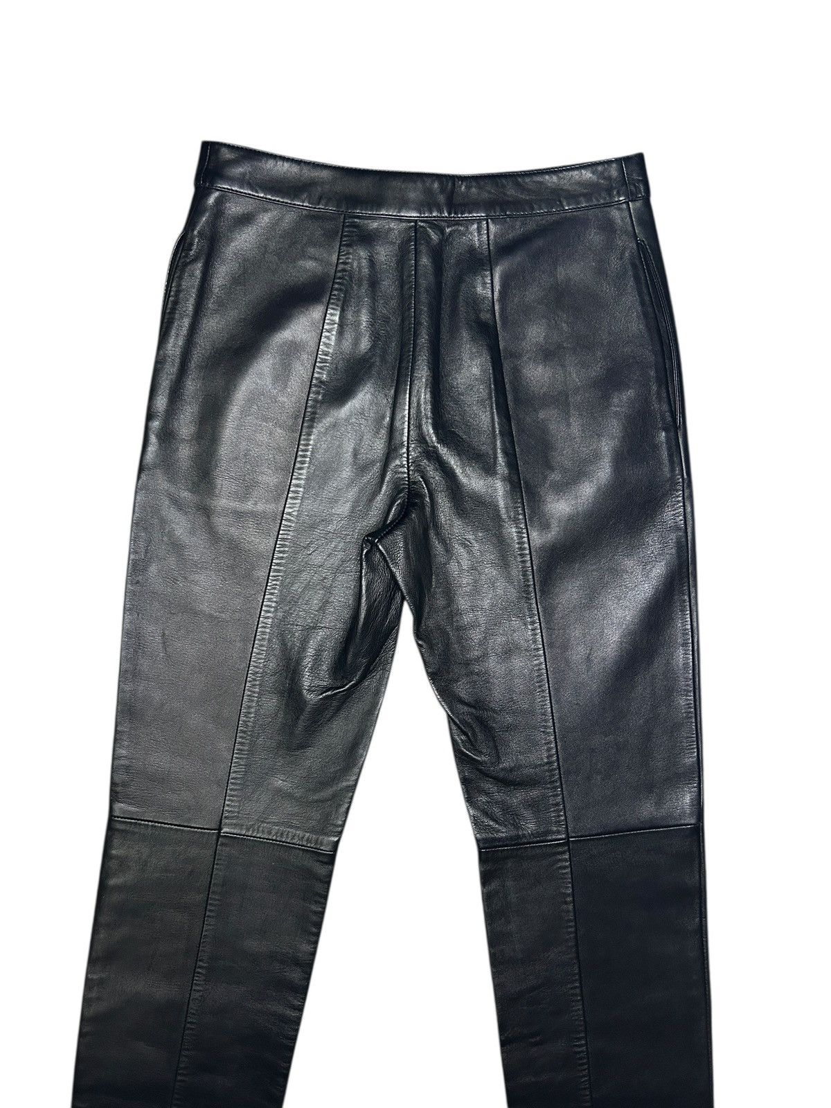 Hedi Slimane × Saint Laurent Paris F/W 16 Sample Leather Trousers Size 25" / US 0 / IT 36 - 8 Thumbnail