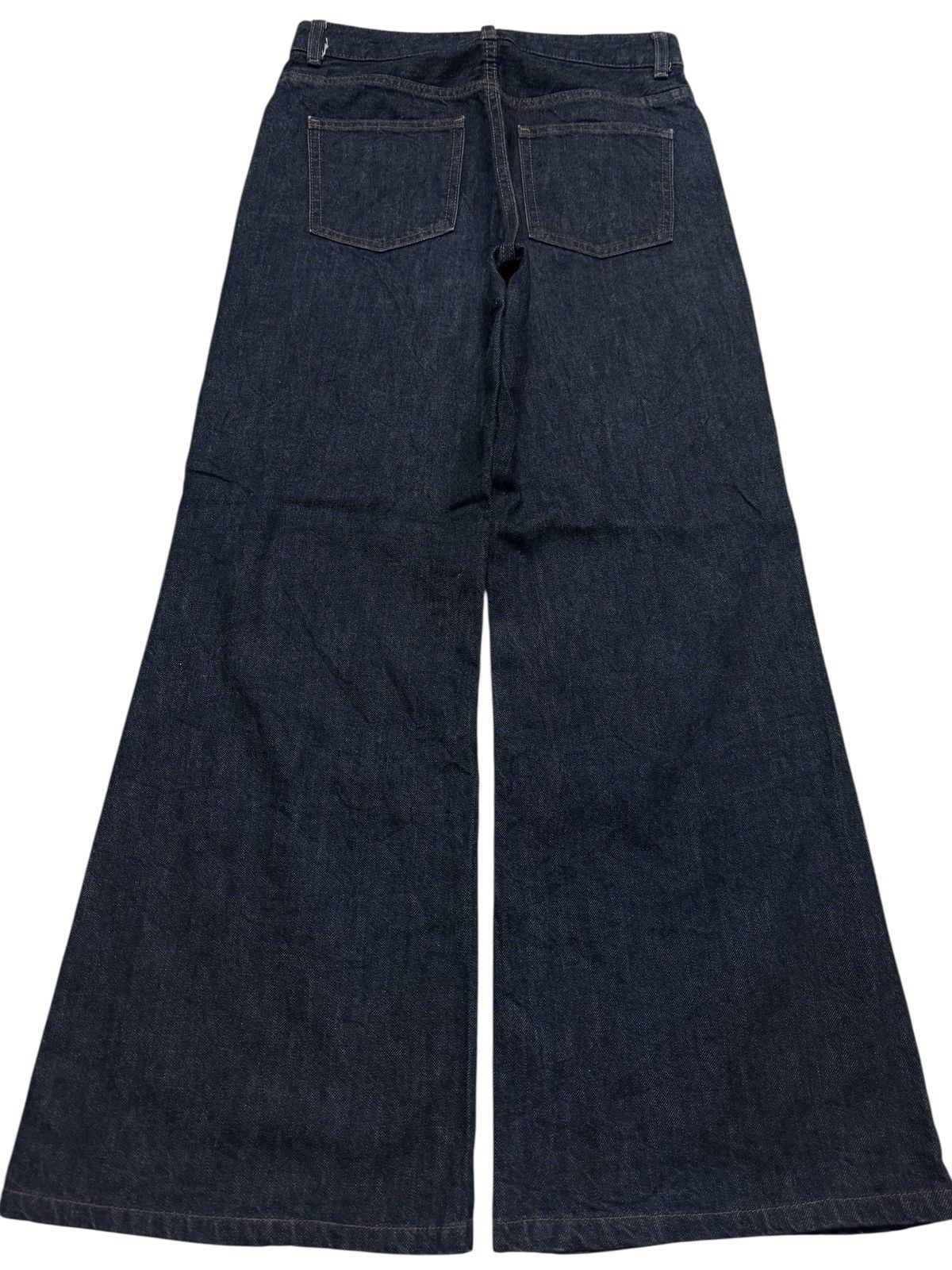 Undercover 💥Deadstock💥UNIQLO REGULAR FLARE HIGH RISE FABRIC BY KAIHARA Size US 28 / EU 44 - 1 Thumbnail