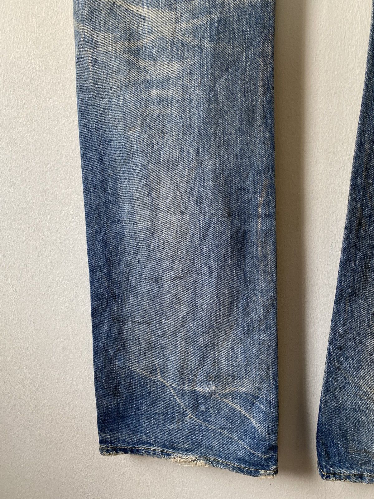 Japanese Brand Japanese Brand Rivet & Blue Flare Distressed Denim Size US 30 / EU 46 - 12 Thumbnail