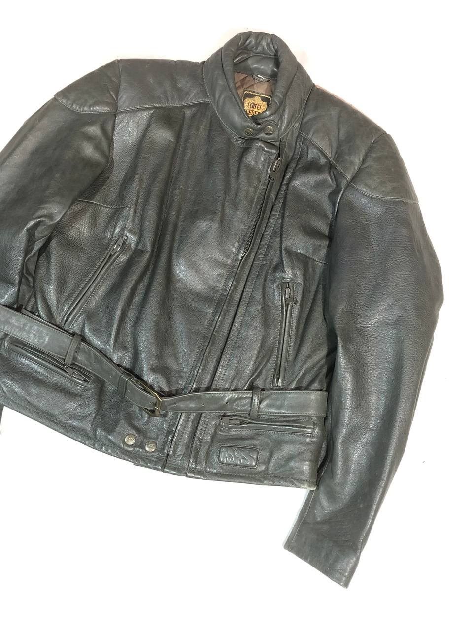 Vintage Echtes Leder Vintage Racing Biker Leather Jacket Size US M / EU 48-50 / 2 - 3 Thumbnail