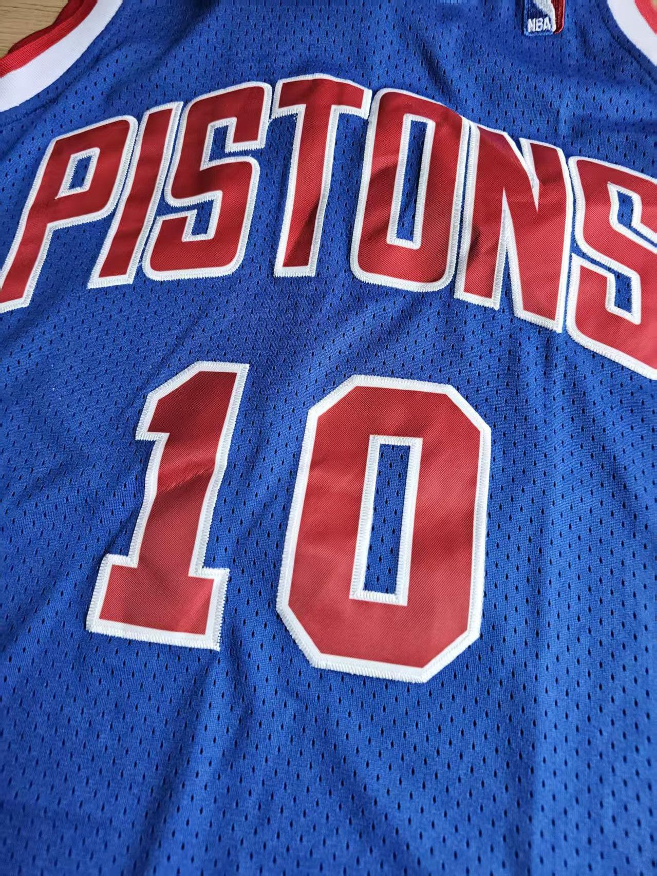 NBA Detroit Pistons #10 Dennis Rodman Jersey Size US XL / EU 56 / 4 - 4 Thumbnail