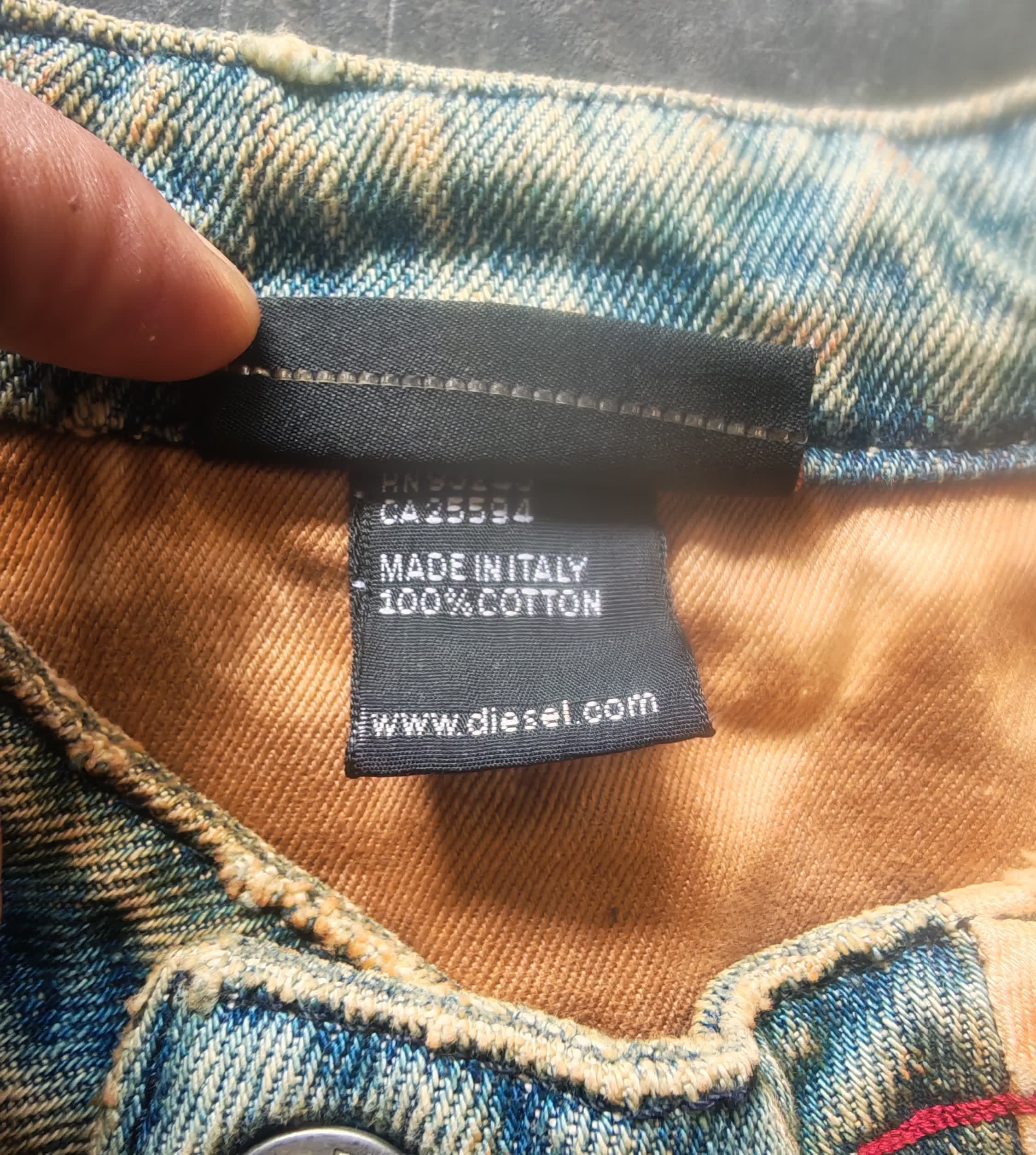 Diesel Diesel Made In Italy Denim Biker Jacket Vintage Y2K Size US S / EU 44-46 / 1 - 9 Thumbnail