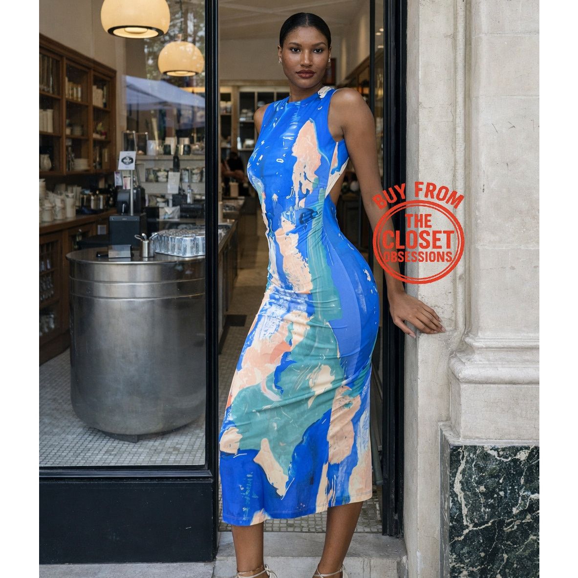 zara dresses wedding guest Open Back Bodycon Midi Dress NWT Vacation Women's Wedding Guest Dresses |