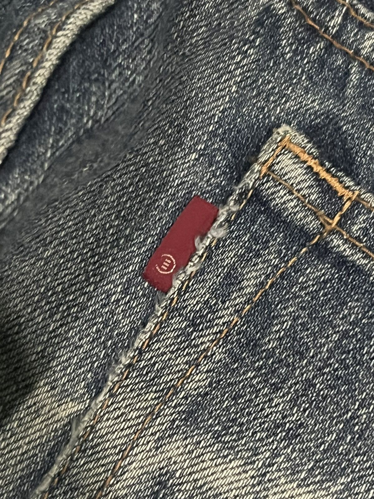 Eternal Vintage Eternal 811 Intense Whiskering Faded Frayed Hem Jean Size US 34 / EU 50 - 9 Thumbnail