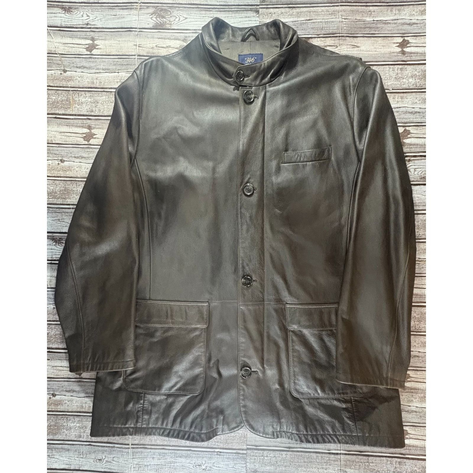 Brooks Brothers Brooks Brothers Heavy 3/4 lenght Leather Sport Coat Jacket S Size US XXL / EU 58 / 5 - 1 Thumbnail