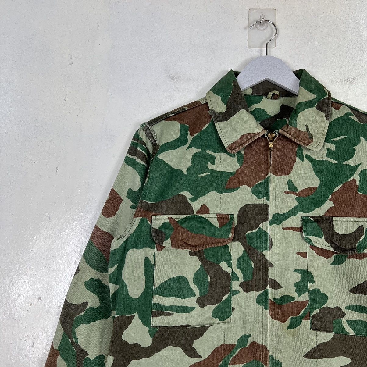Japanese Brand 🔥 VINTAGE 1986 JAPANESE MILITARY WOODLAND CAMO SHIRT JACKET Size US M / EU 48-50 / 2 - 6 Thumbnail