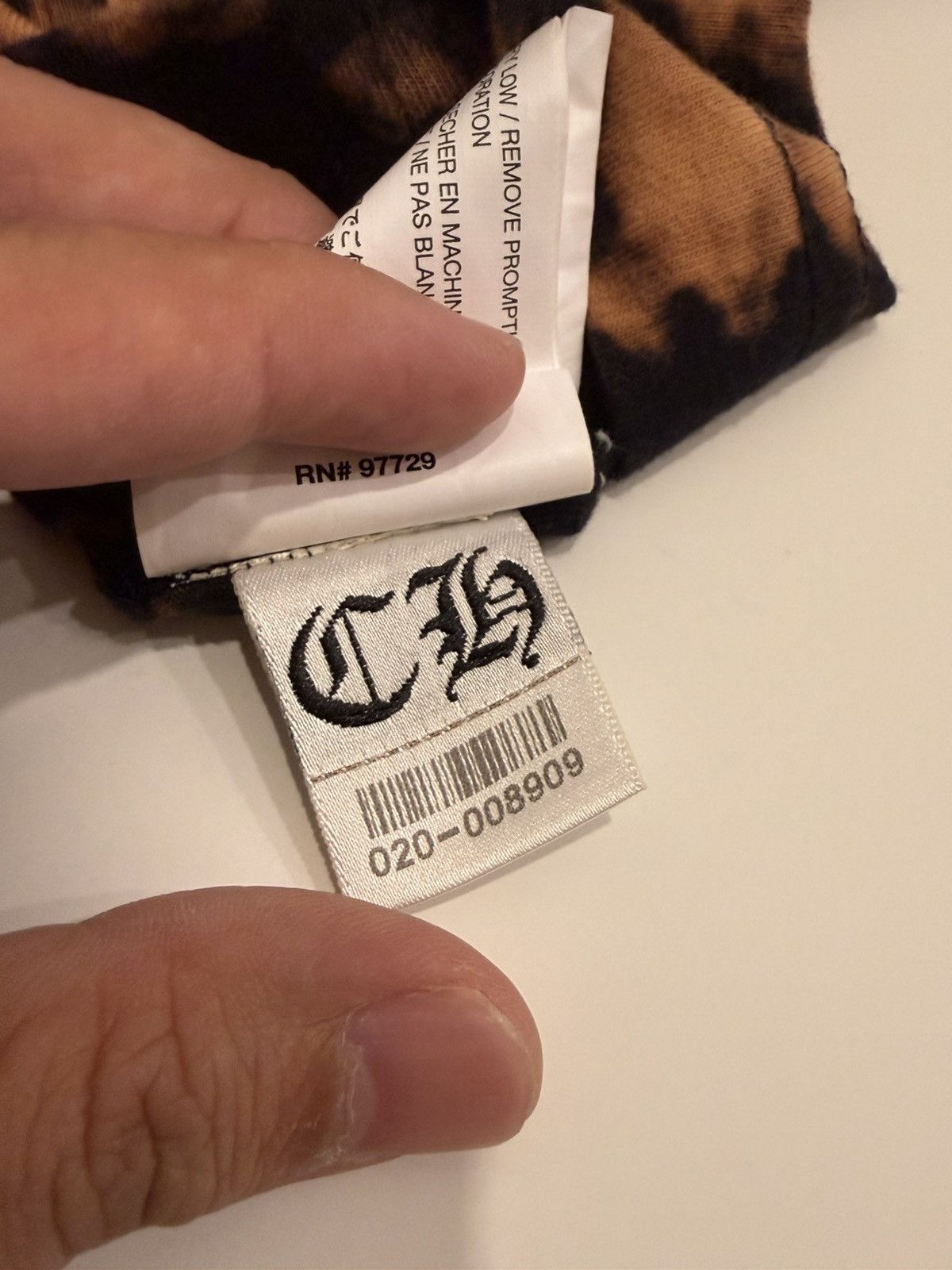 Chrome Hearts Chrome hearts tye die tee Size US M / EU 48-50 / 2 - 9 Thumbnail
