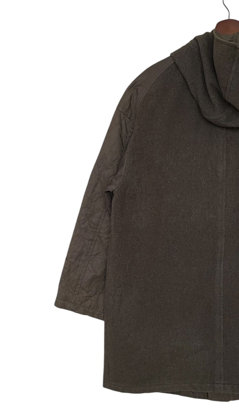 Vintage Vintage Brand Lanvin Wool Hoodie Parka 1990s Size US M / EU 48-50 / 2 - 7 Thumbnail