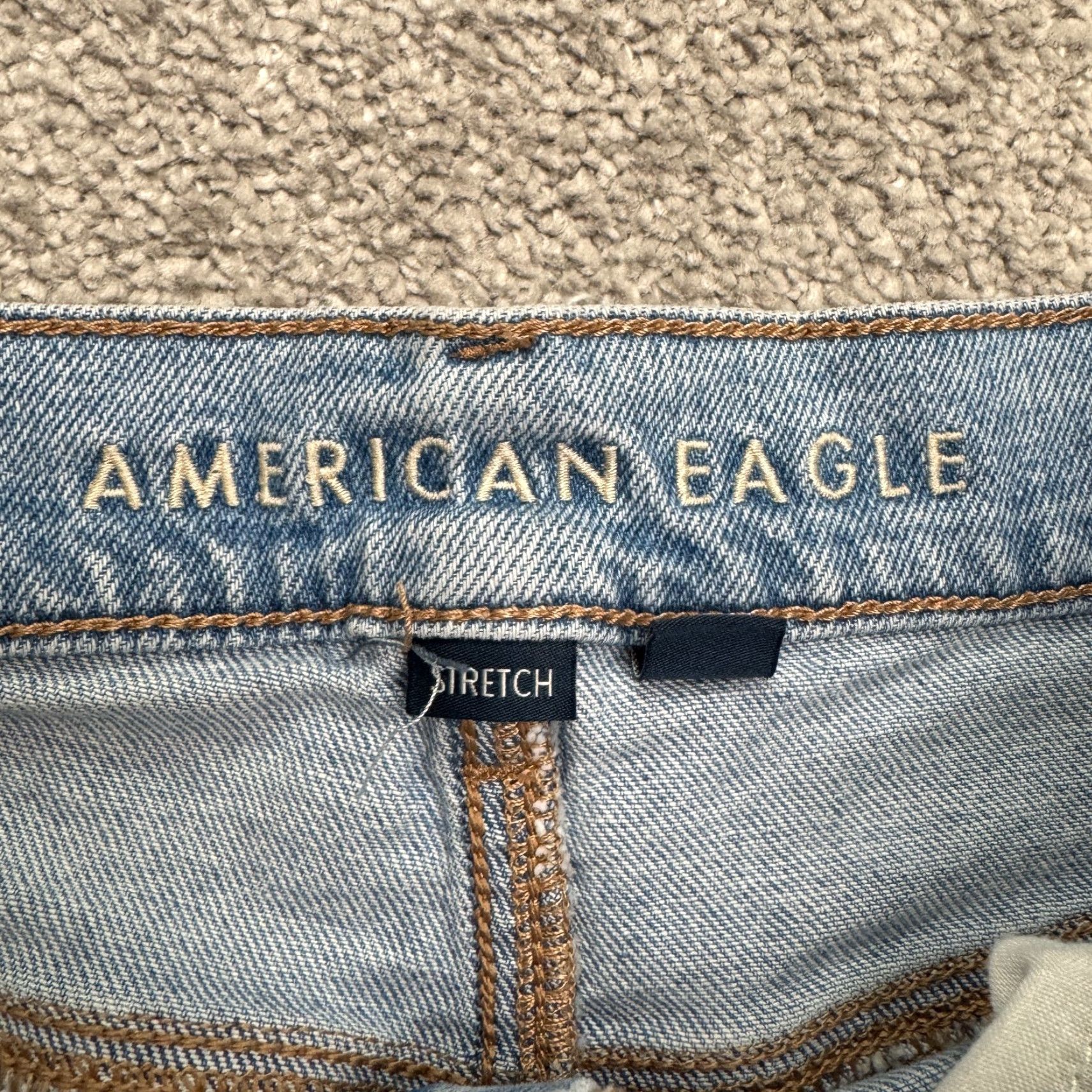 American Eagle Outfitters American Eagle Outfitters High Rise Straight Jeans Women’s 4 29x30 Blue Denim Size 29" - 6 Thumbnail