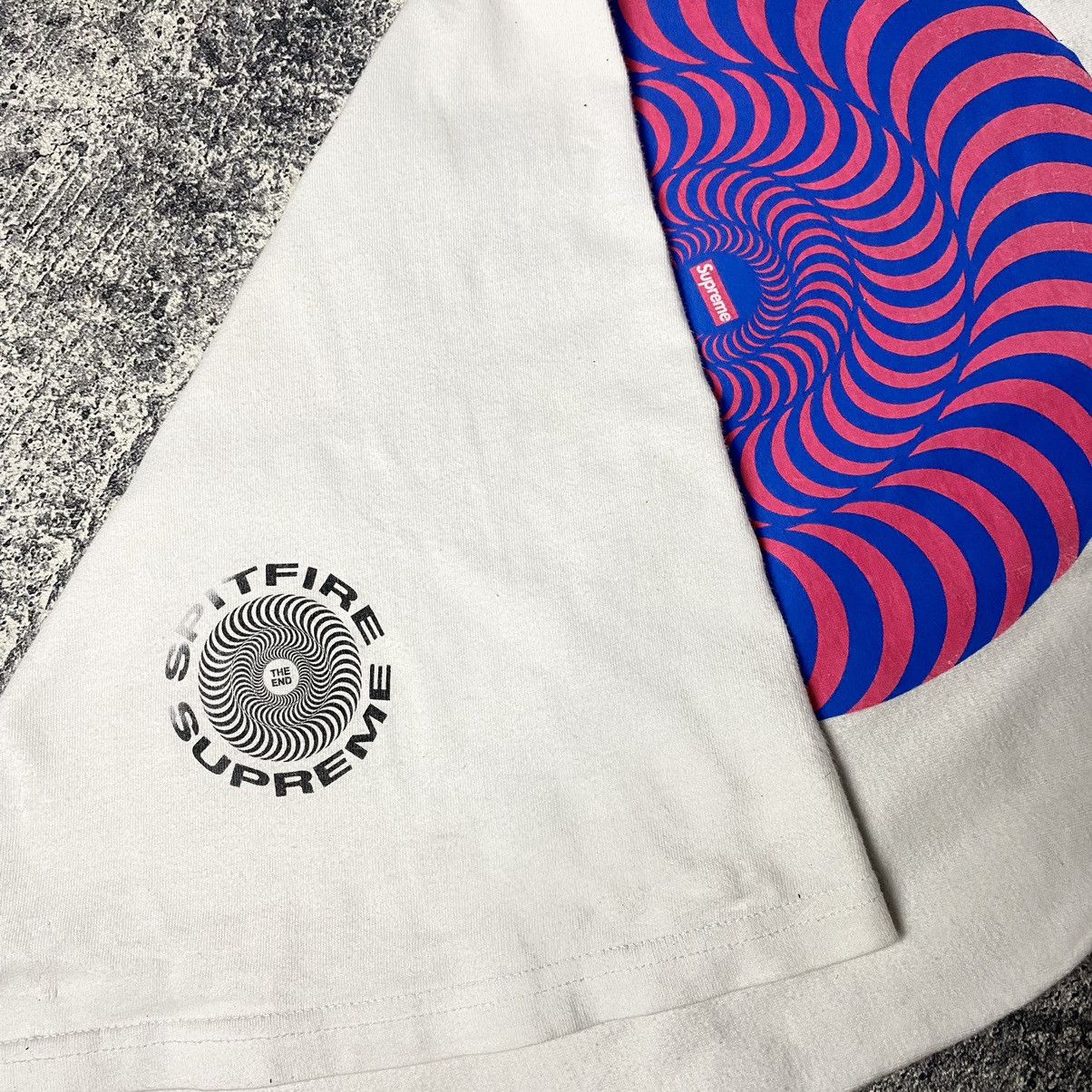 Spitfire × Supreme ❌SOLD OUT ❌ Supreme X Spitfire Swirl White Tee. Size US S / EU 44-46 / 1 - 5 Thumbnail