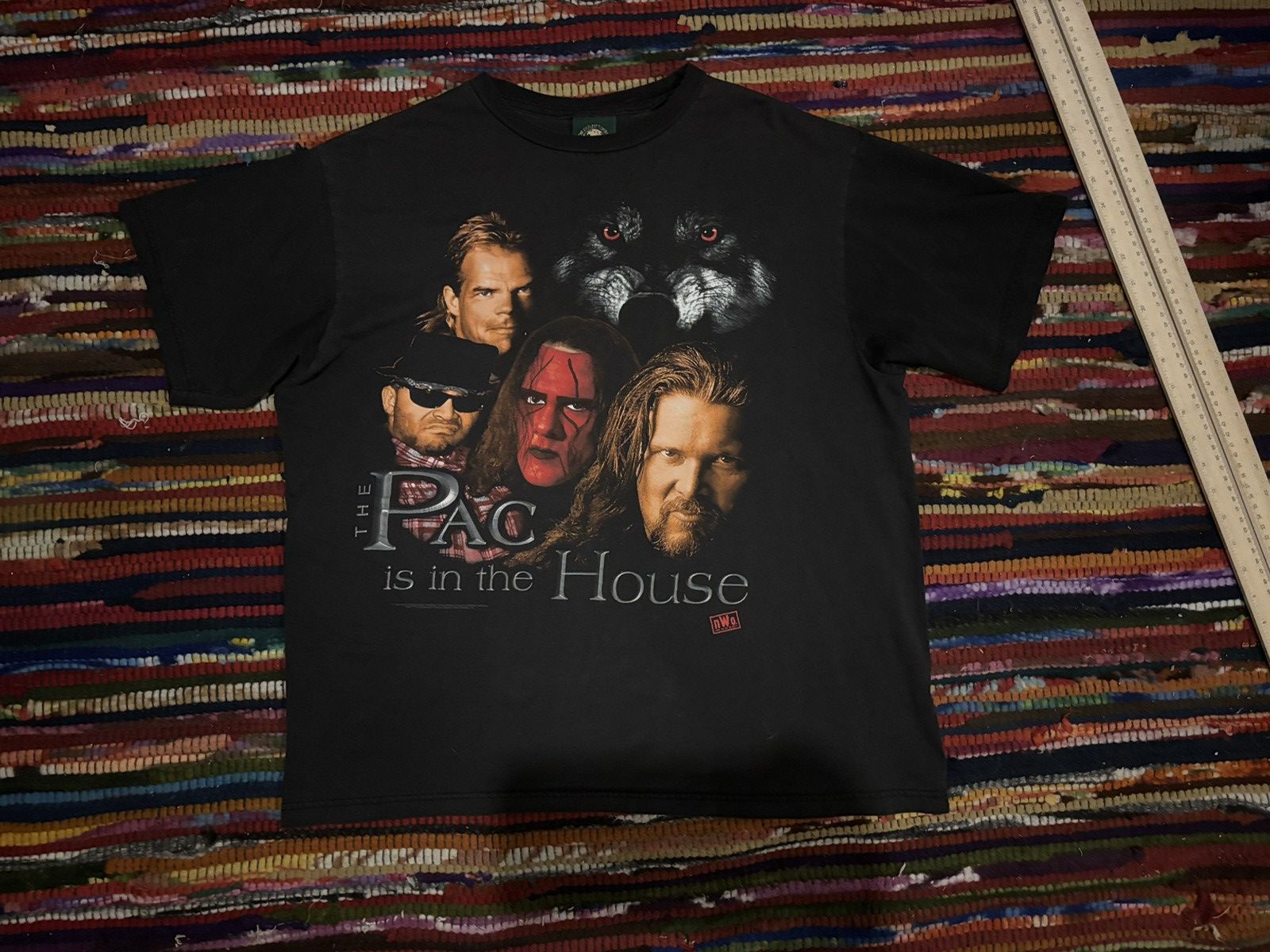 WCW/nWo Vintage NWO/Wolfpac "The Pac is in The House" tee Size US L / EU 52-54 / 3 - 1 Thumbnail