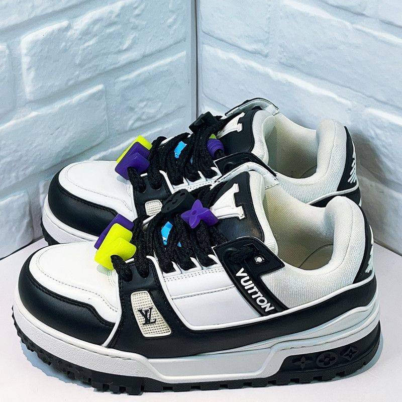 Louis Vuitton Louis Vuitton Trainer Maxi Low-Top Sneakers 0079 Size US 7.5 / EU 40-41 - 1 Thumbnail