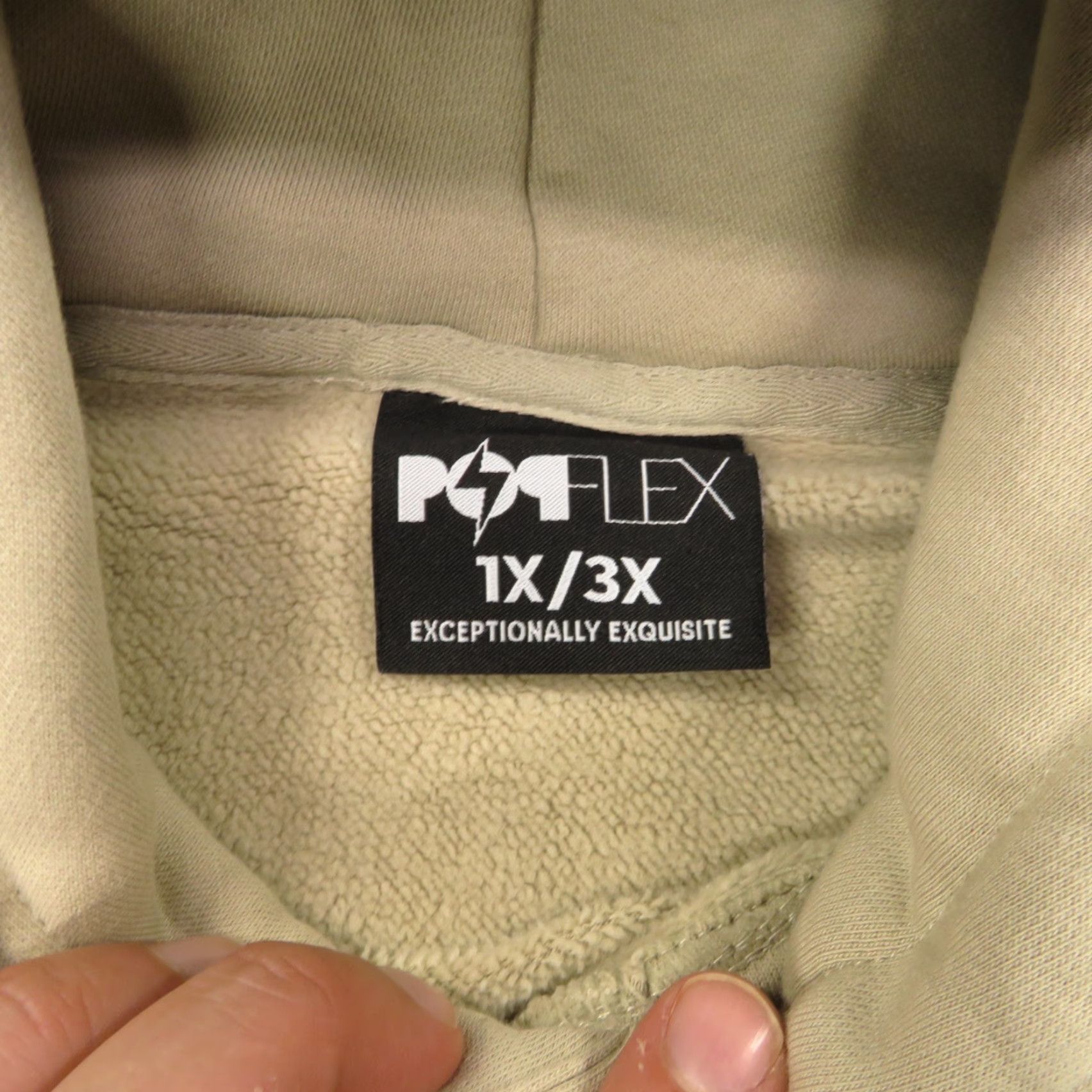 Vintage POPFLEX Hoodie 1X/3X Womens Cloud Pullover Milk Tea Hooded Fleece Sweatshirt Tan Size XL / US 12-14 / IT 48-50 - 5 Thumbnail