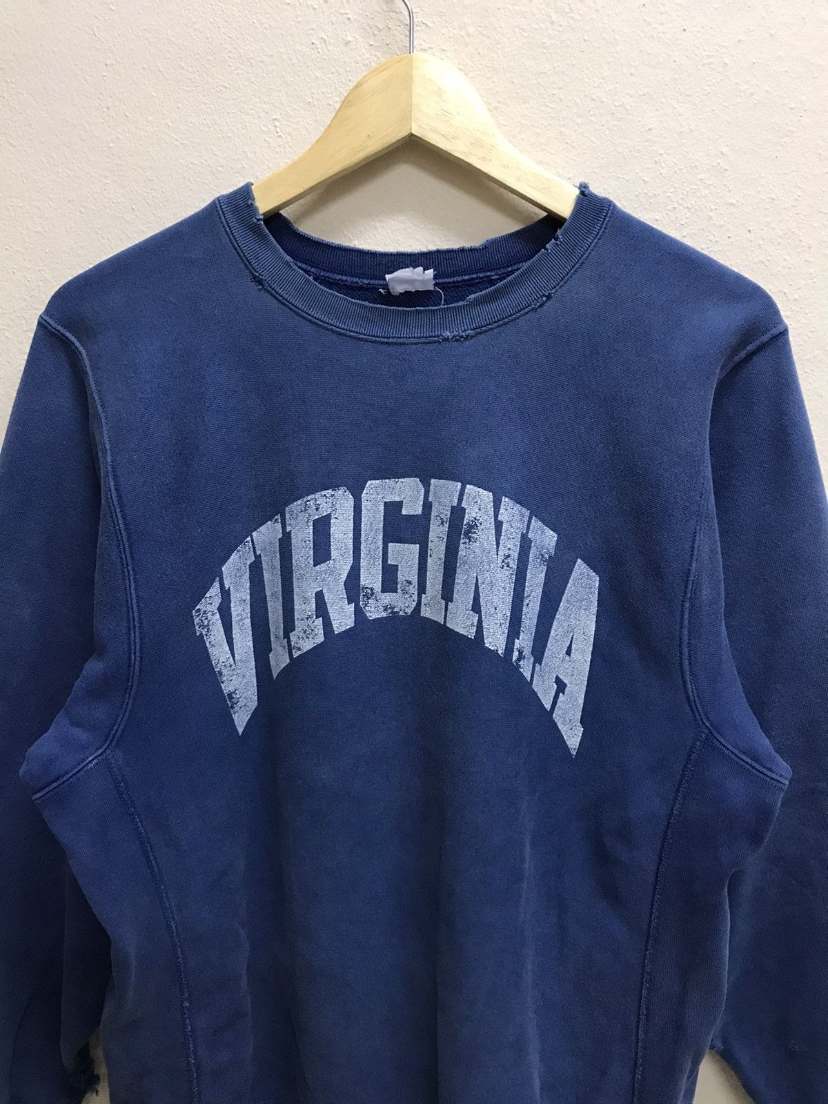 Vintage VINTAGE DISTRESSED VIRGINIA CREWNECK SWEATSHIRT Size US S / EU 44-46 / 1 - 4 Thumbnail