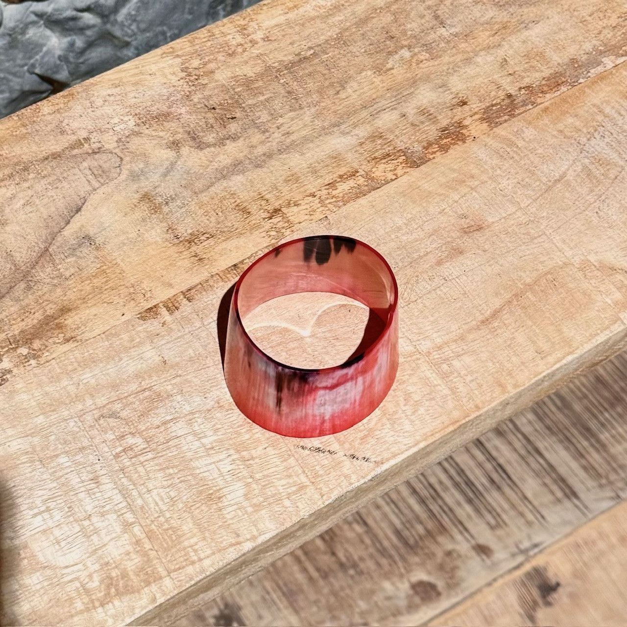 Marni Marni Pink White Horn Wide Bracelet Size ONE SIZE - 6 Thumbnail