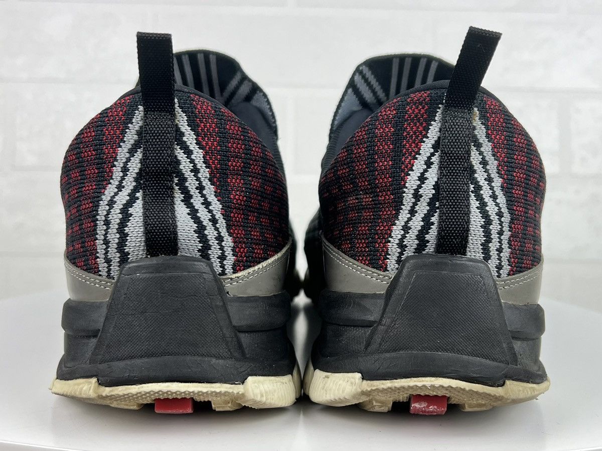 Prada PRADA MILANO Sneakers Low Top CROSSECTION Knit Pattern Shoes Size US 12 / EU 45 - 13 Thumbnail