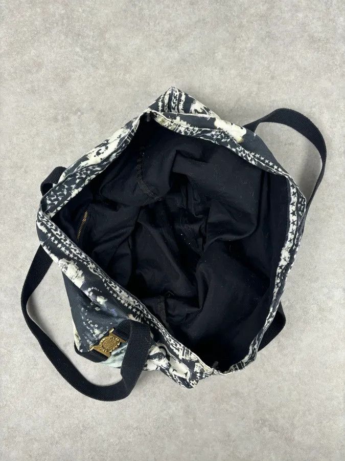 Balmain SS2012 Balmain Navy Cream Eagle Floral Tote Bag Size ONE SIZE - 10 Thumbnail