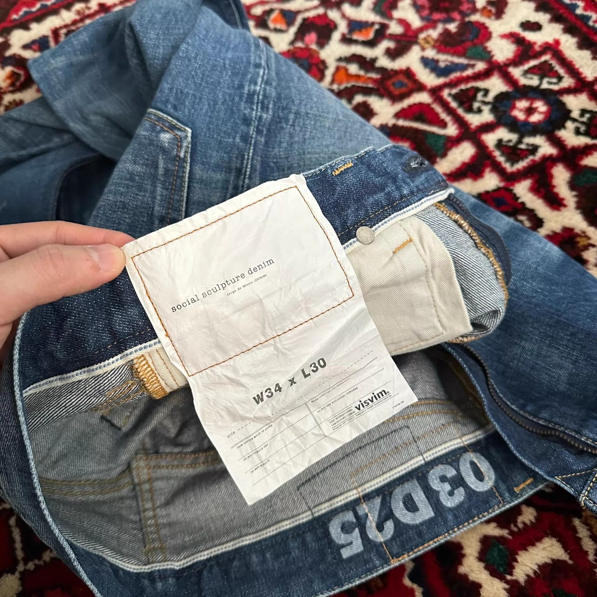 Visvim visvim 21ss 03d25 jeans w34l30 9.5-9.8/10 Size US 34 / EU 50 - 8 Thumbnail