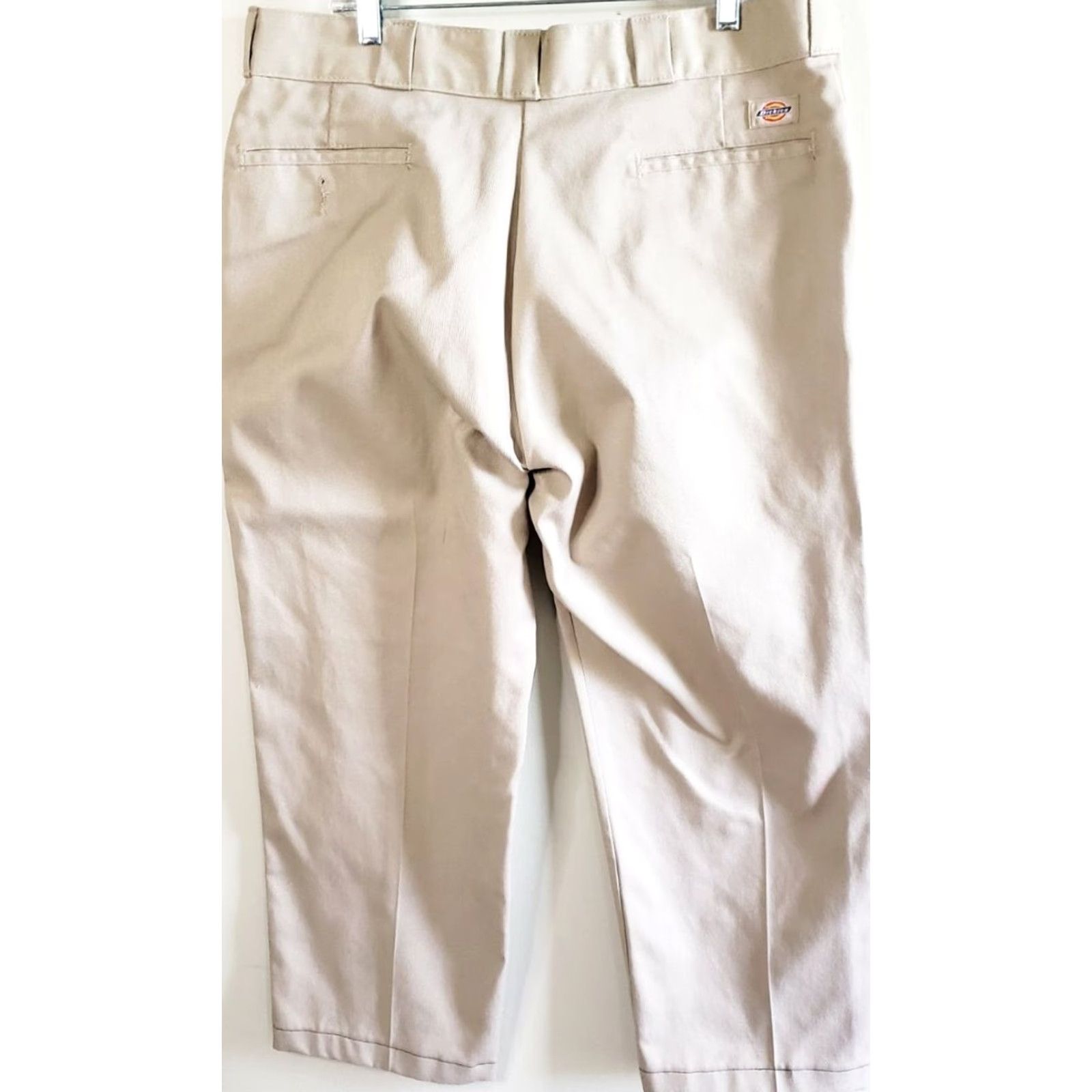 Dickies Dickies 874 Original Fit Men’s Work Pants Adult 38 x 28 Beige Khaki Chino Flat Front Regular Waist Belt Loops Veg? Size US 38 / EU 54 - 5 Thumbnail